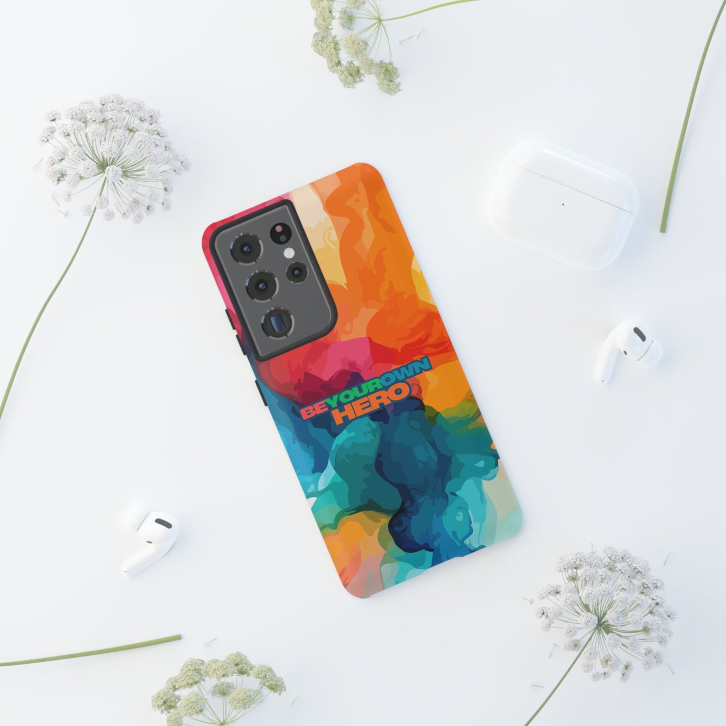 Be Your Own Hero: Tough Case for iPhone, Samsung Galaxy and Google Pixel