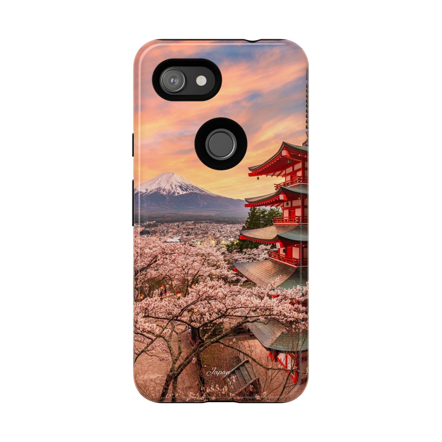 Cherry Blossoms Mt. Fuji phone case for iPhone, Galaxy and Pixel devices