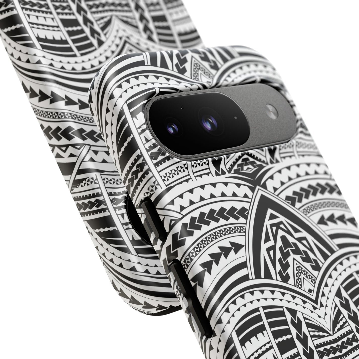 Tatoeage: telefoonhoesje met tribalpatroon voor iPhone, Samsung Galaxy en Google Pixel