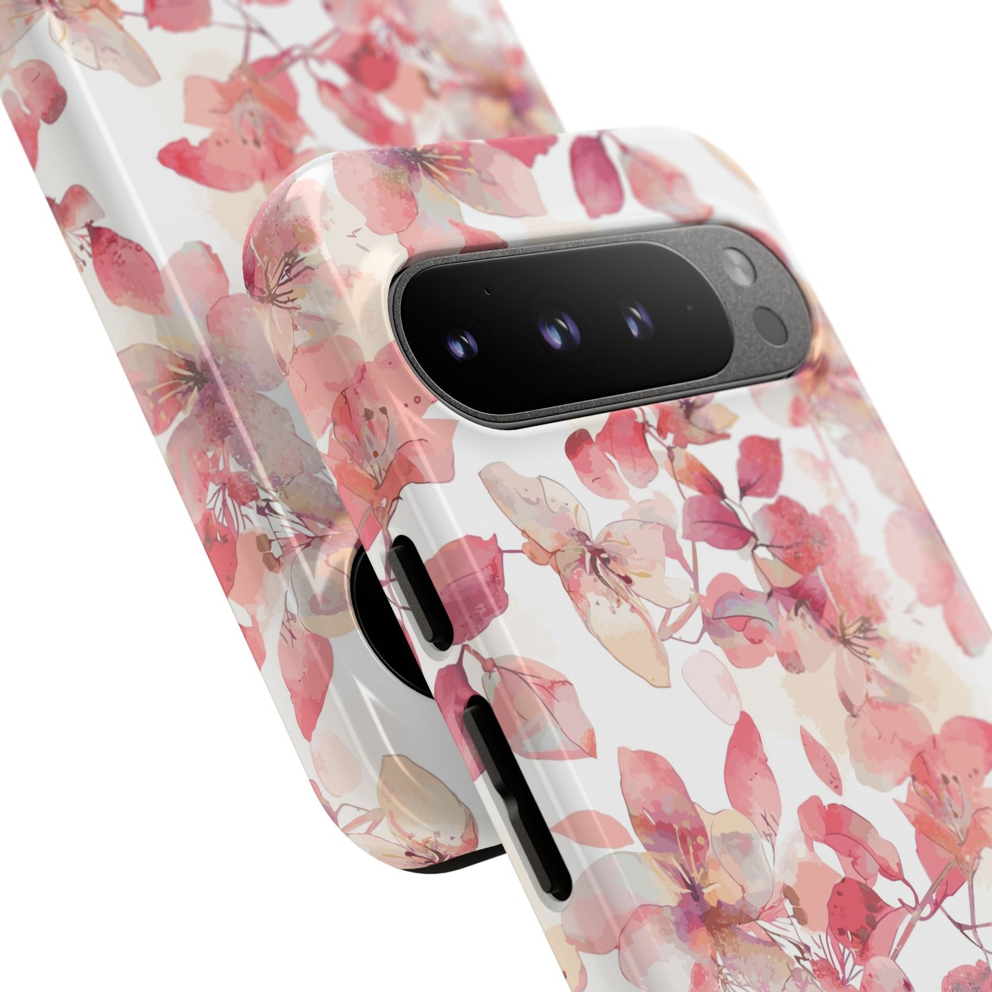 Watercolor Flowers: Tough Case for iPhone, Samsung Galaxy and Google Pixel devices