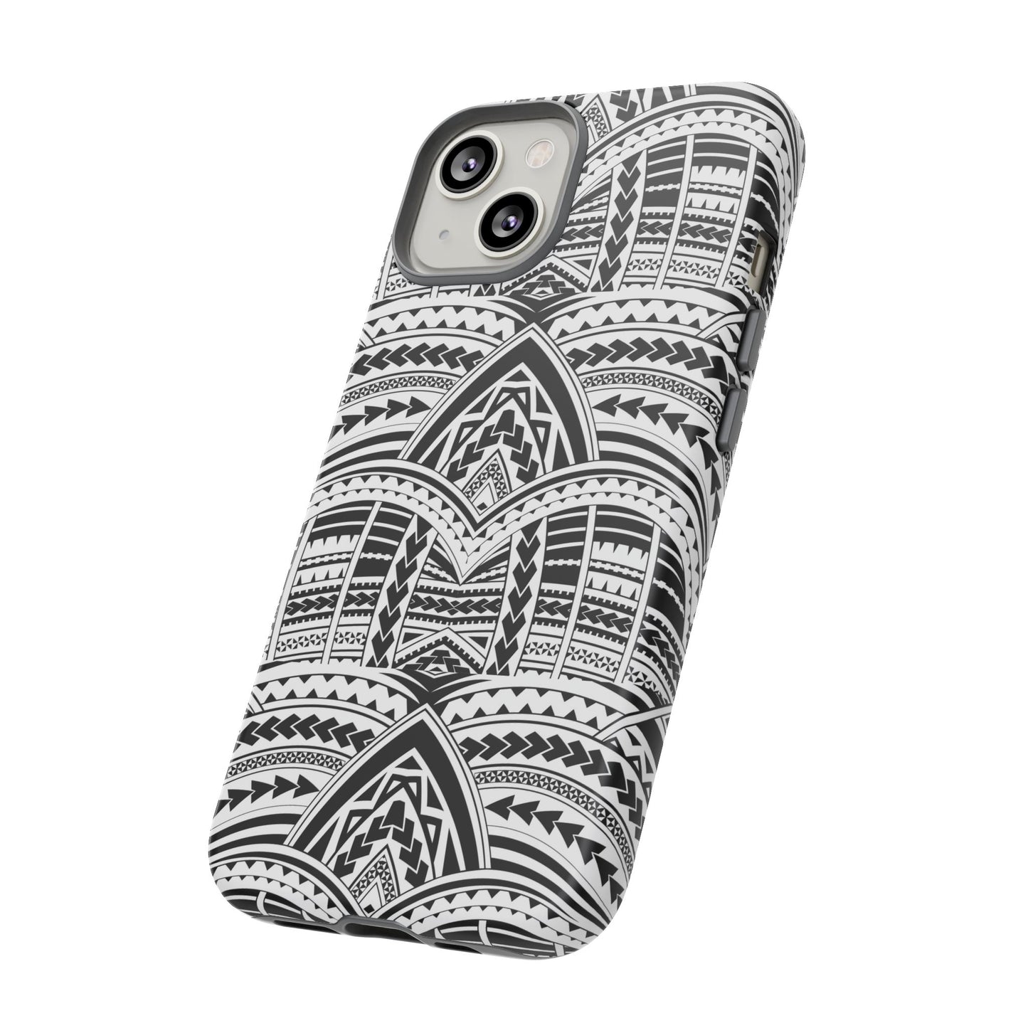 Tatoeage: telefoonhoesje met tribalpatroon voor iPhone, Samsung Galaxy en Google Pixel