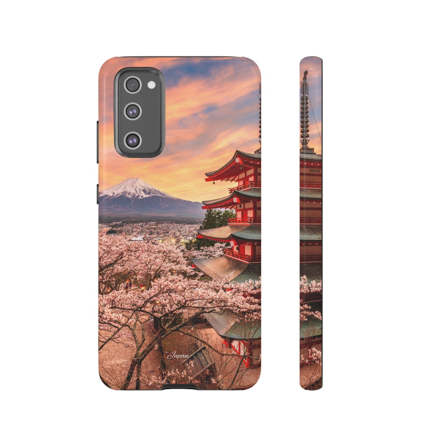 Cherry Blossoms Mt. Fuji phone case for iPhone, Galaxy and Pixel devices