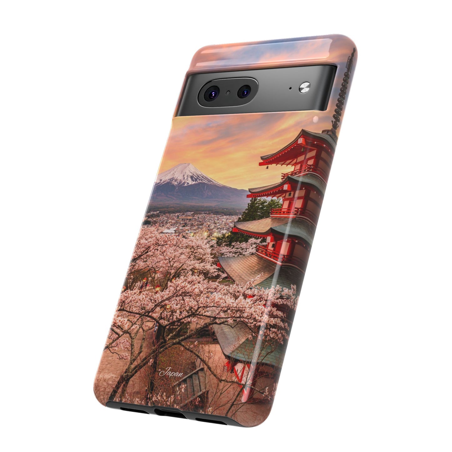 Cherry Blossoms Mt. Fuji phone case for iPhone, Galaxy and Pixel devices