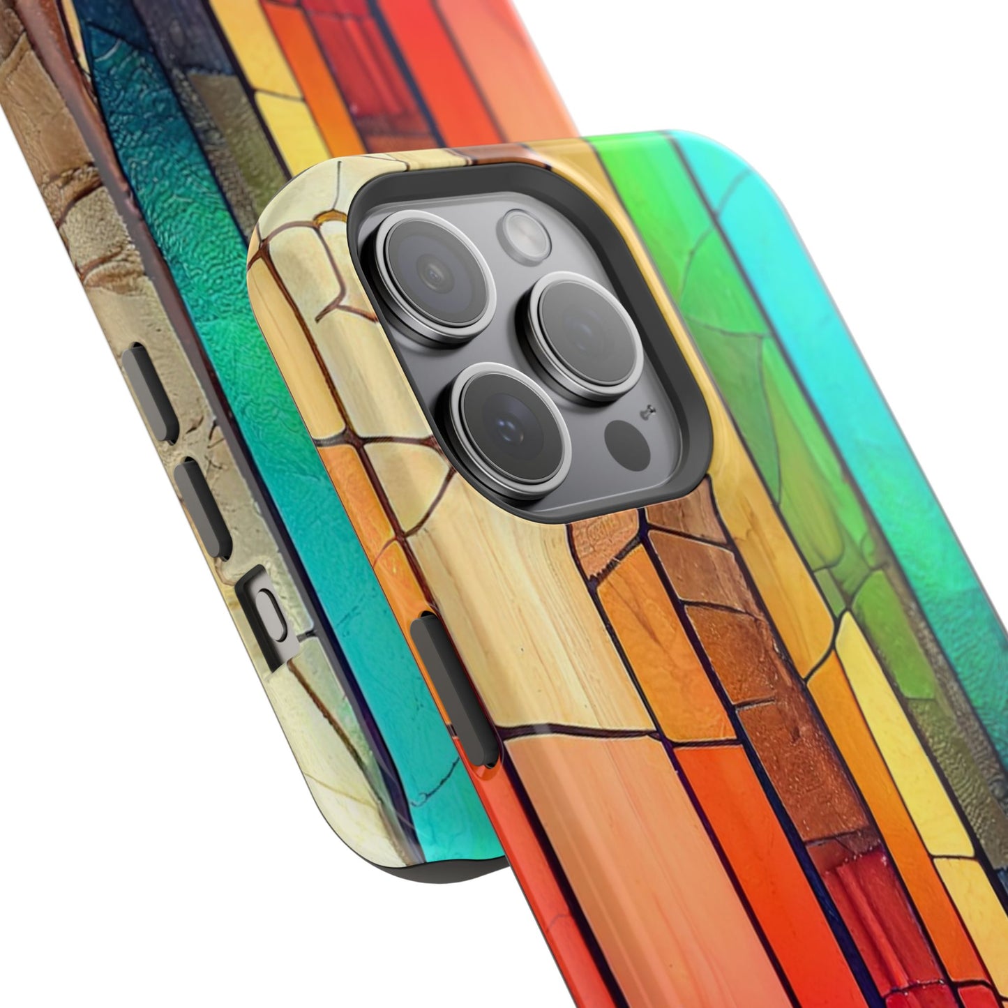 Stained Glass Design MagSafe Case for iPhone