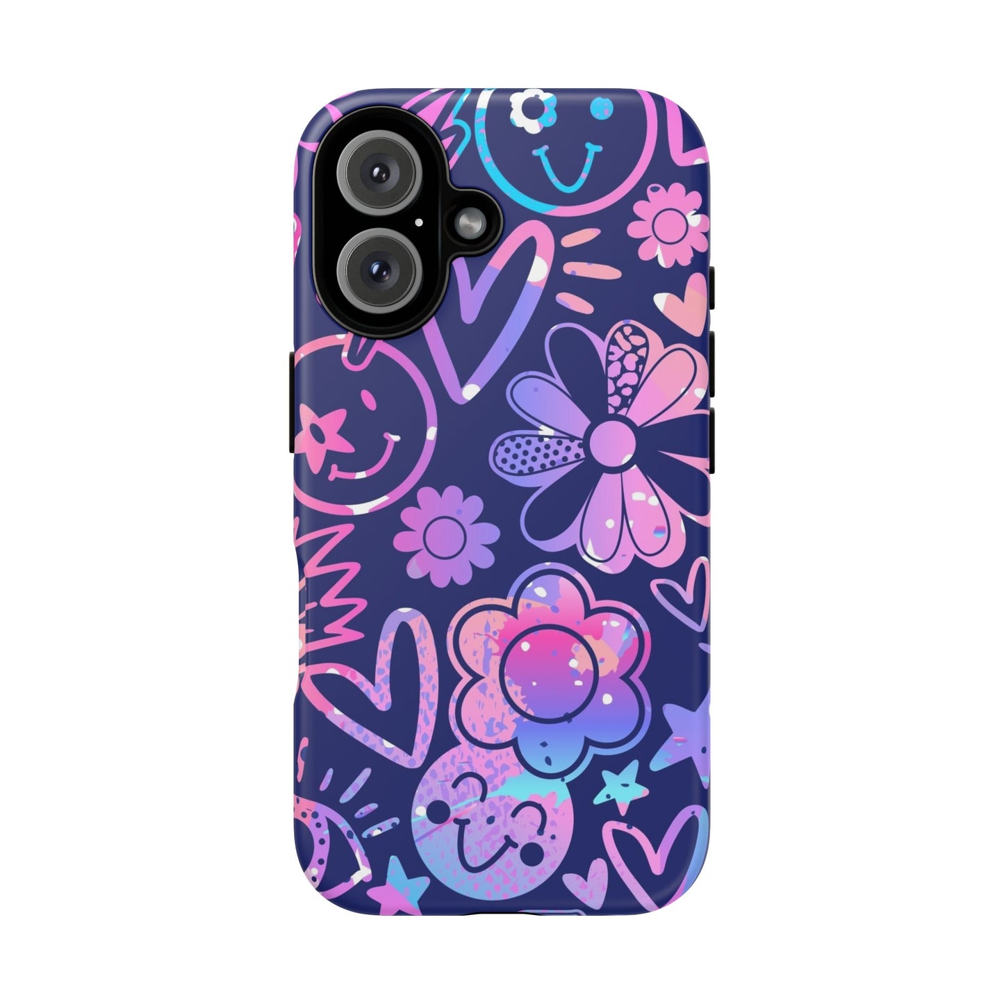 Live Inspired: Purple Tough Case for iPhone, Samsung Galaxy and Google Pixel devices