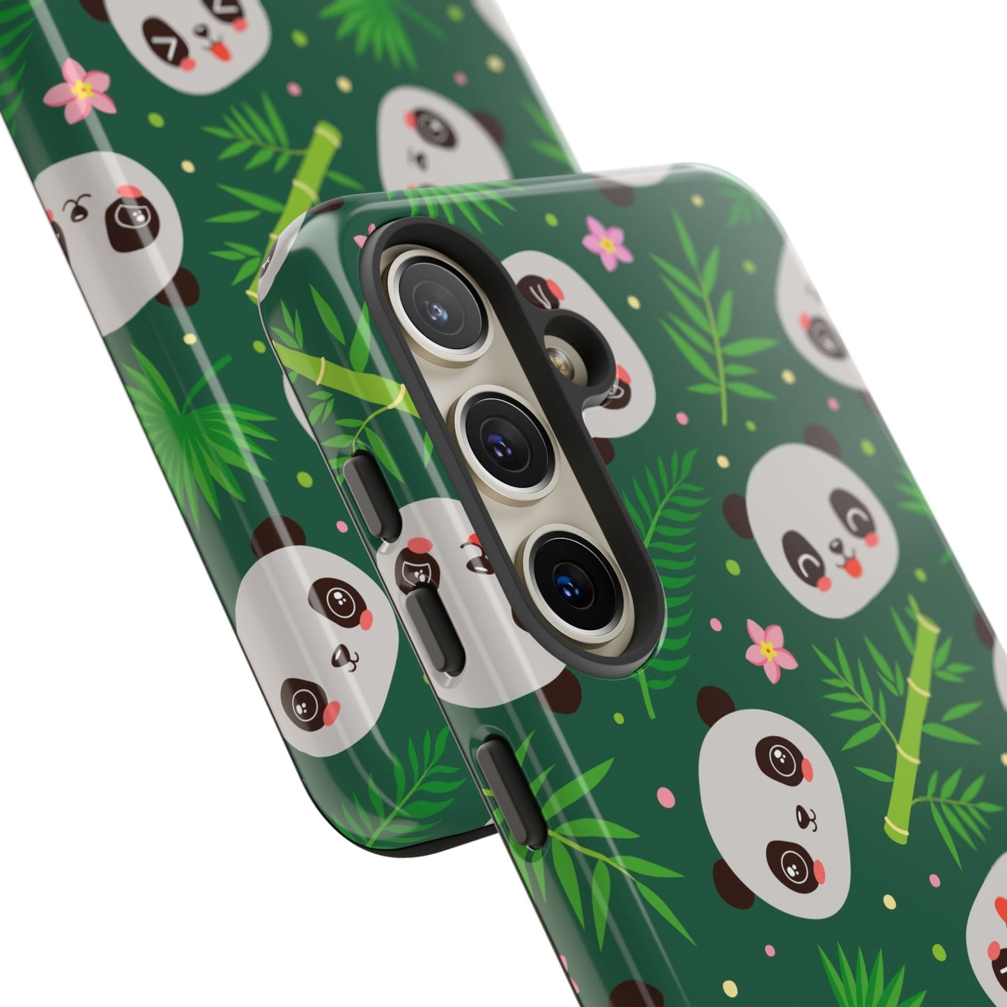 Cute Panda: Tough Case for iPhone, Samsung Galaxy and Google Pixel devices