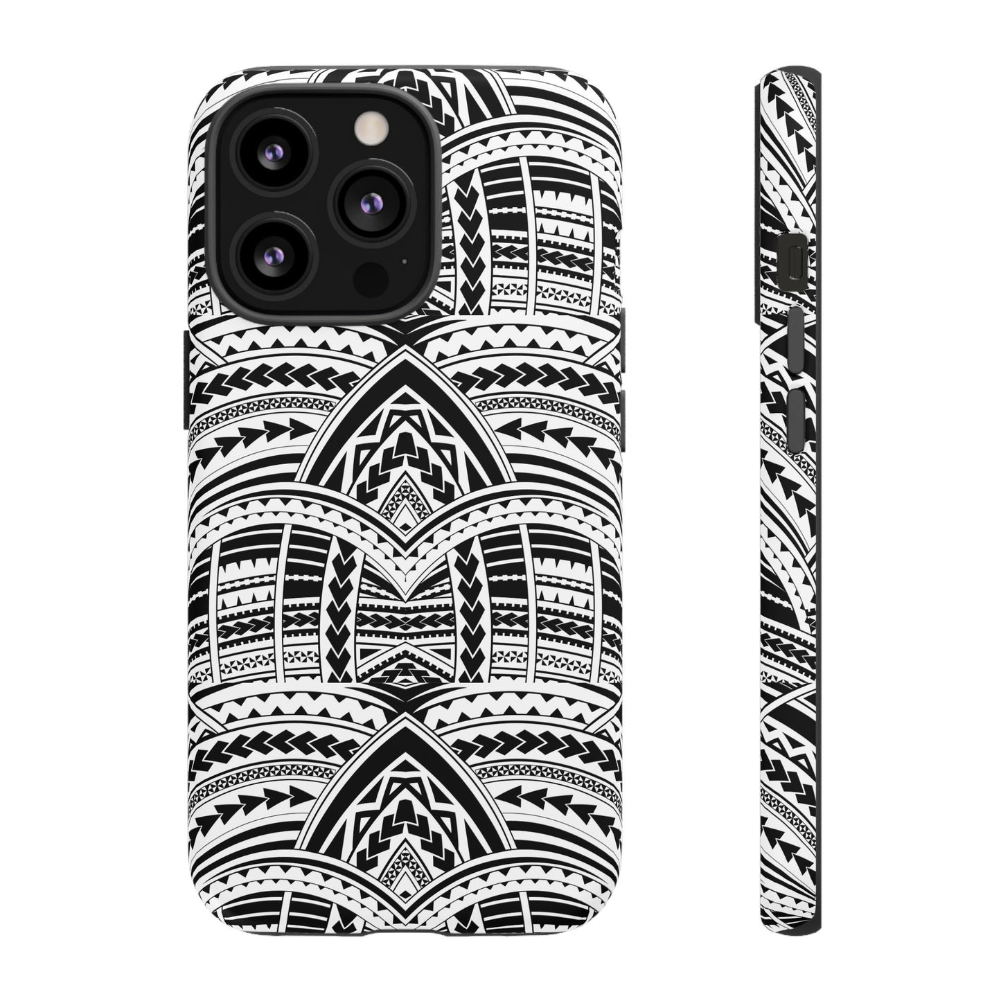 Tatoeage: telefoonhoesje met tribalpatroon voor iPhone, Samsung Galaxy en Google Pixel