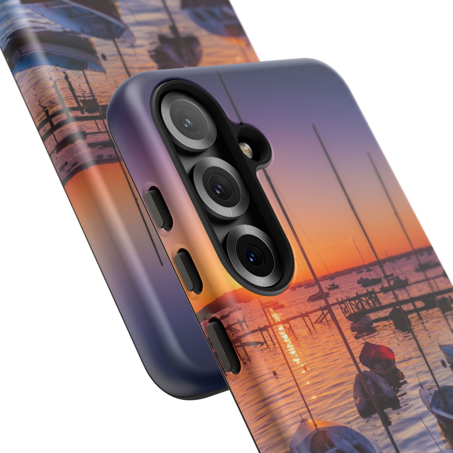 Fortune Favors the Bold: Sunset Sail Phone Case for iPhone, Samsung Galaxy and Google Pixel devices
