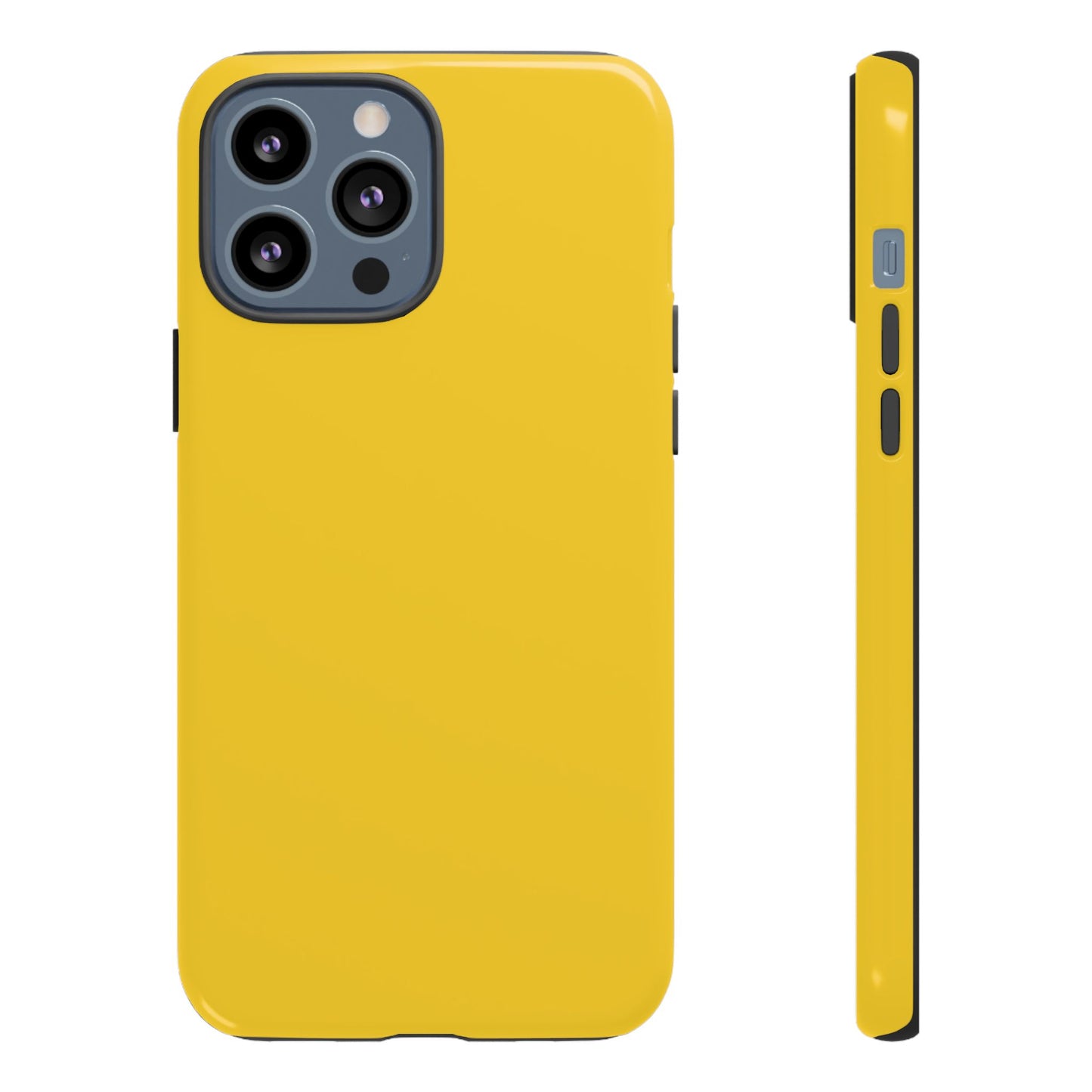 Luscious Yellow: Plain Sunburst-Inspired Color for iPhone, Samsung Galaxy and Google Pixel devices