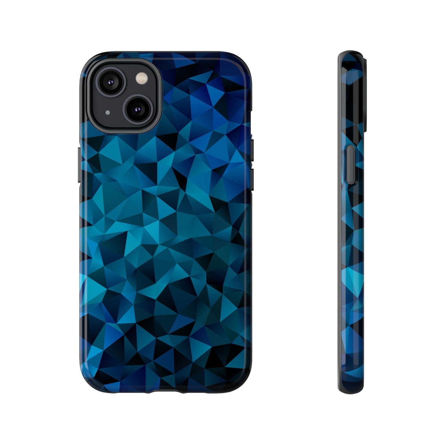 Blue Diamonds: Phone Case with Elegant Prints for iPhone, Samsung Galaxy and Google Pixel devices