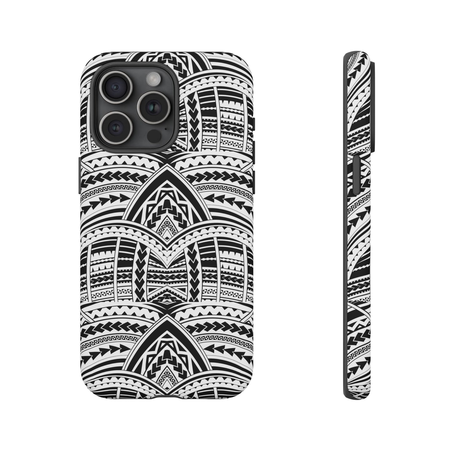 Tatoeage: telefoonhoesje met tribalpatroon voor iPhone, Samsung Galaxy en Google Pixel