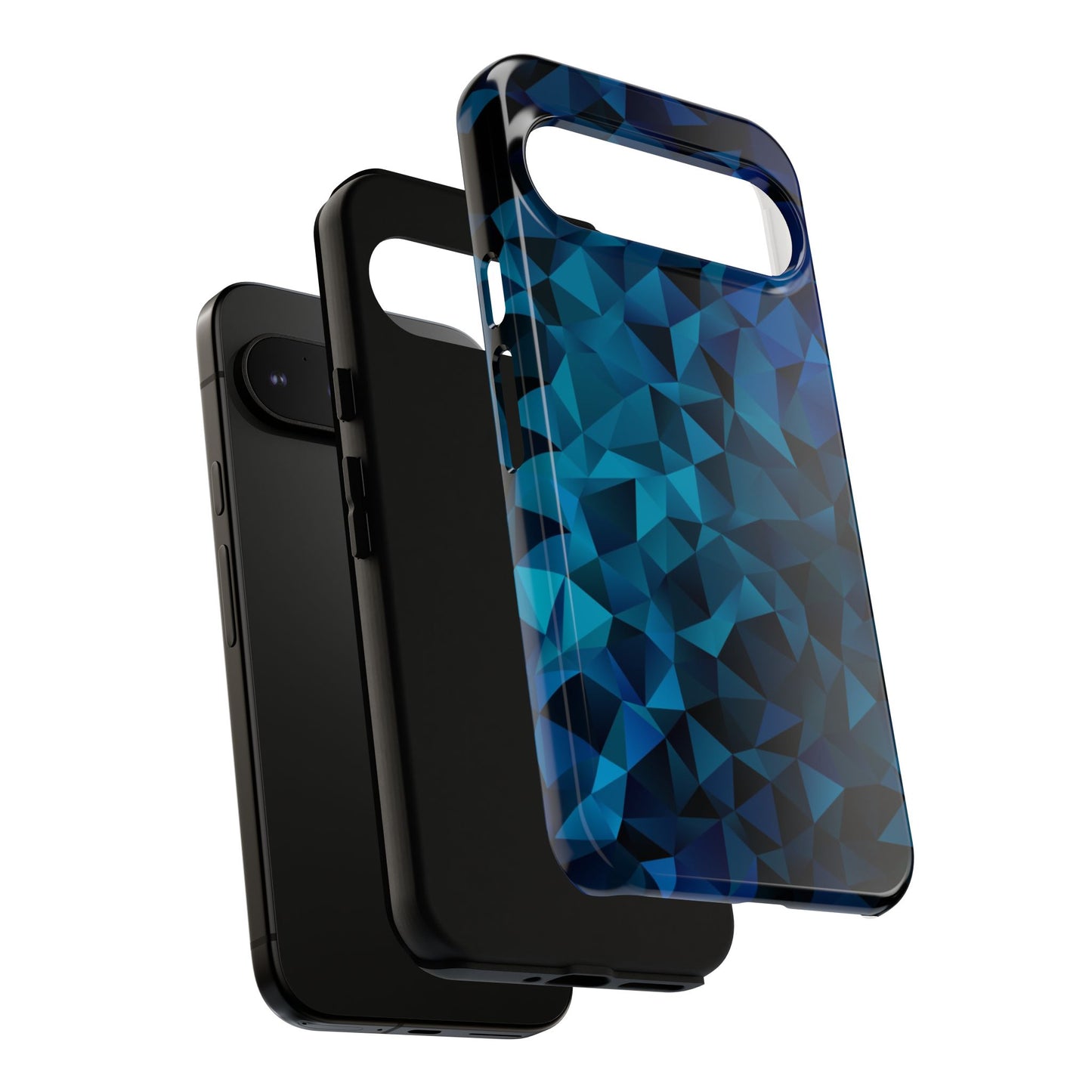 Blue Diamonds: Phone Case with Elegant Prints for iPhone, Samsung Galaxy and Google Pixel devices