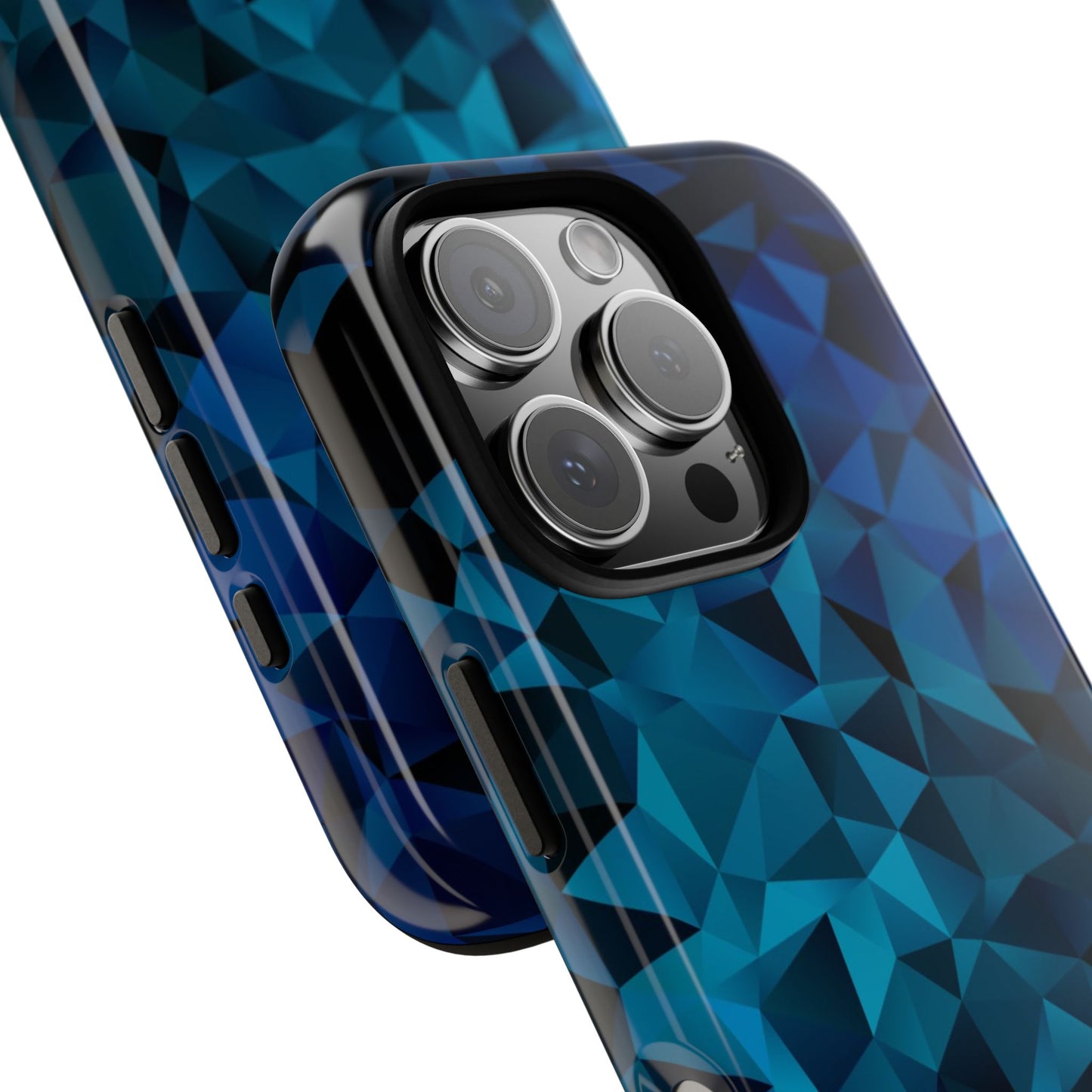Blue Diamonds: Phone Case with Elegant Prints for iPhone, Samsung Galaxy and Google Pixel devices