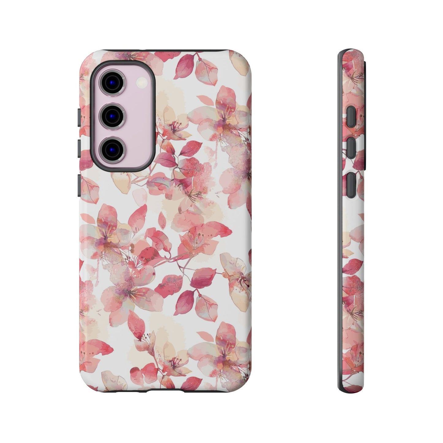 Watercolor Flowers: Tough Case for iPhone, Samsung Galaxy and Google Pixel devices