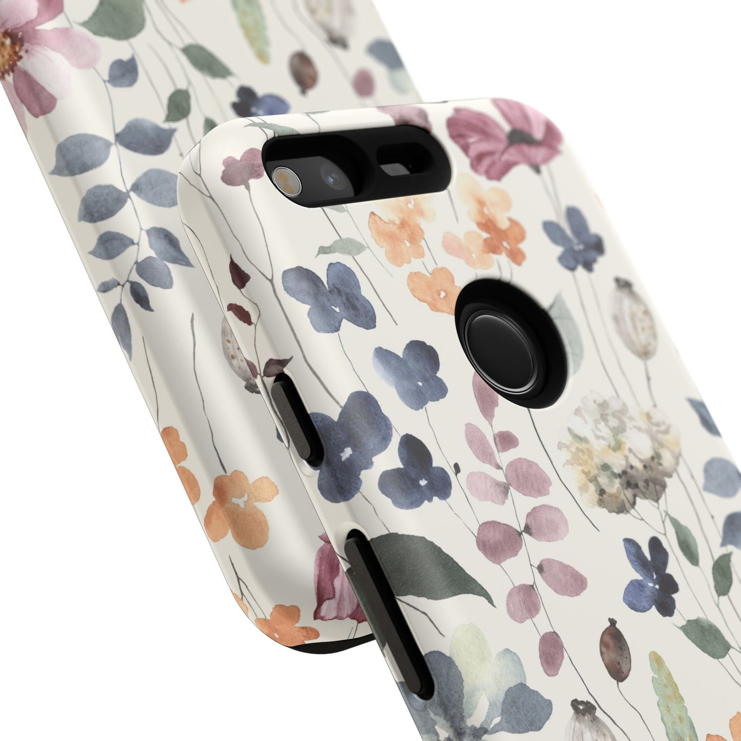 Floral prints phone case for iPhone, Samsung Galaxy and Pixel devices