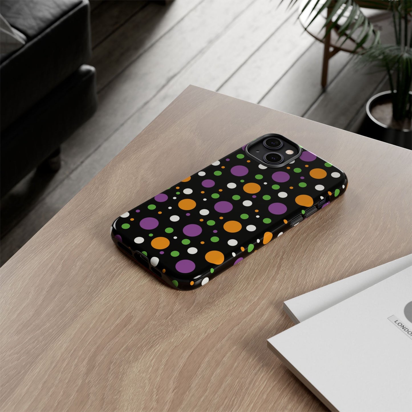 Playful Polka Dots: Phone Case for iPhone, Samsung Galaxy and Google Pixel devices