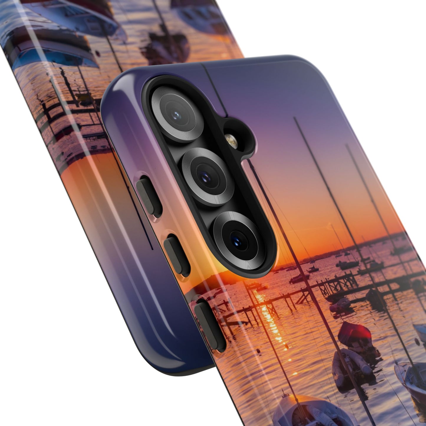 Fortune Favors the Bold: Sunset Sail Phone Case for iPhone, Samsung Galaxy and Google Pixel devices