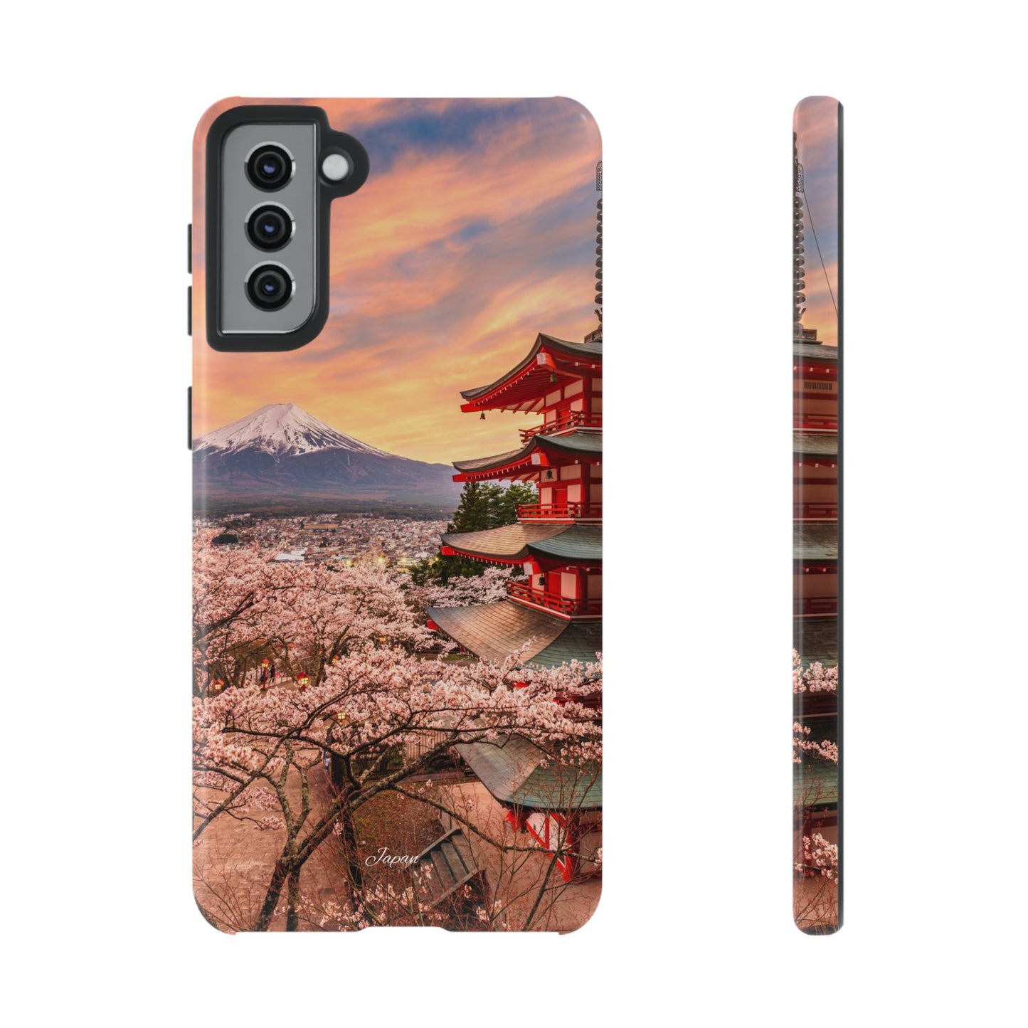 Cherry Blossoms Mt. Fuji phone case for iPhone, Galaxy and Pixel devices