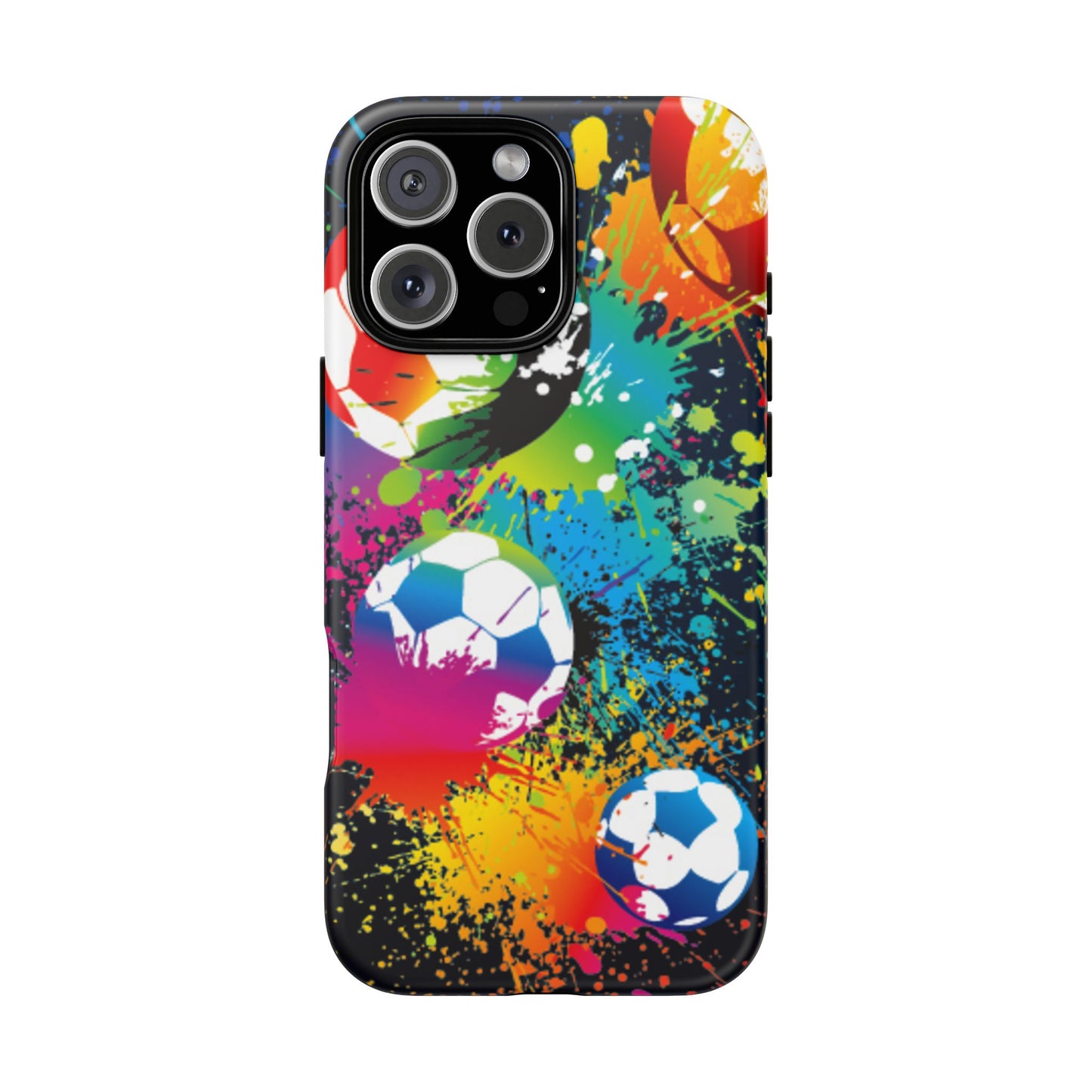 Footballer's Phone Case: Vibrant Case for iPhone, Samsung Galaxy and Google Pixel devices
