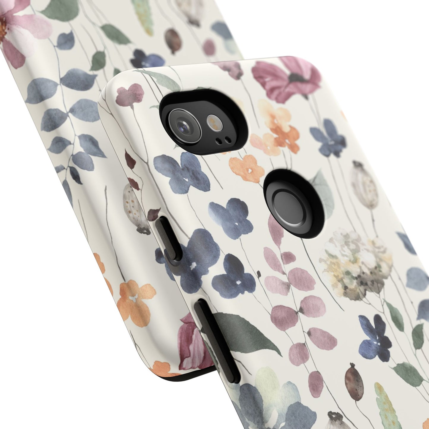 Floral prints phone case for iPhone, Samsung Galaxy and Pixel devices