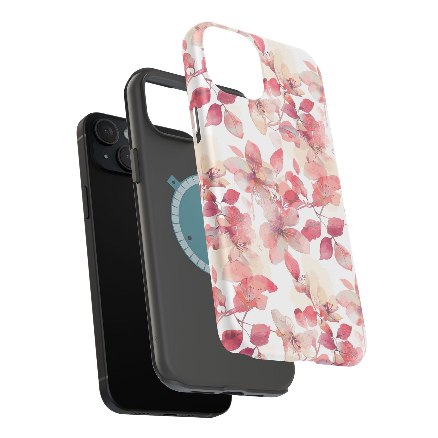 Watercolor Flowers: MagSafe case for iPhone