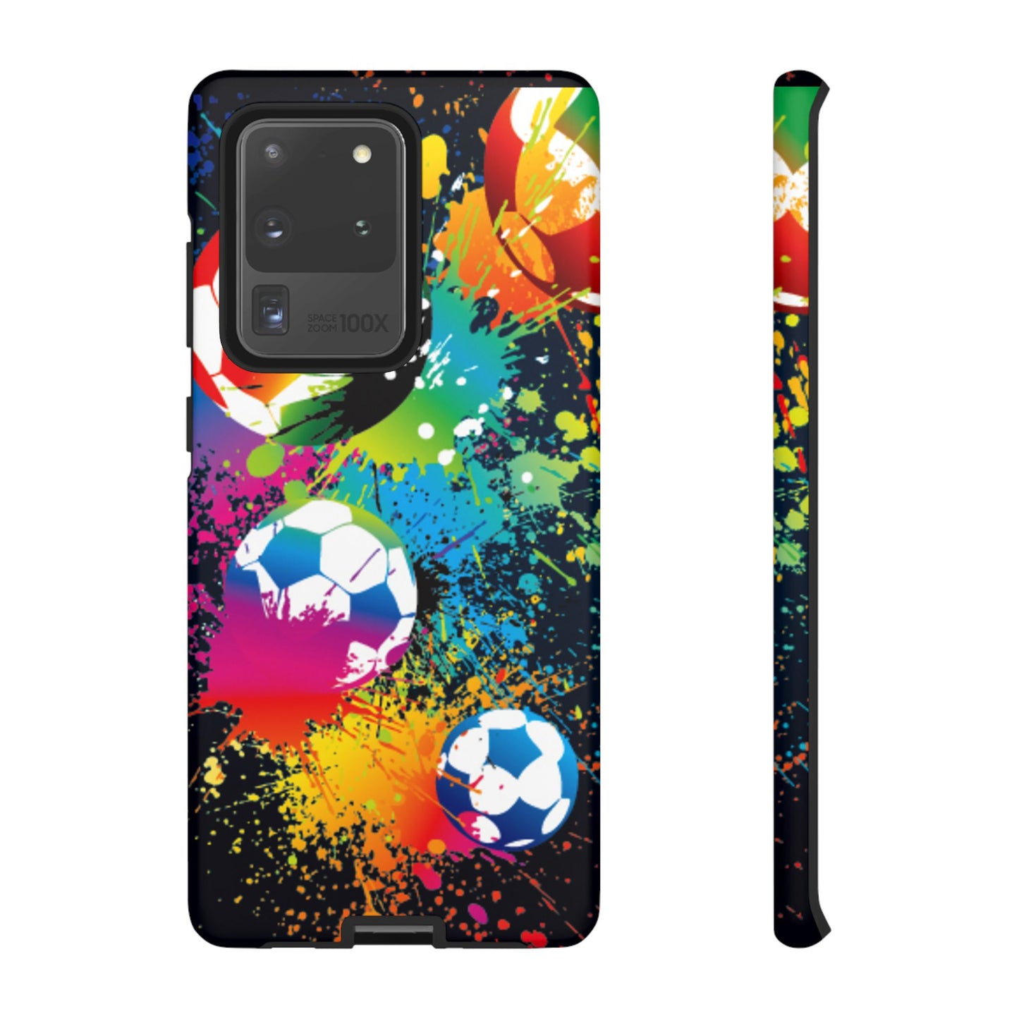 Footballer's Phone Case: Vibrant Case for iPhone, Samsung Galaxy and Google Pixel devices