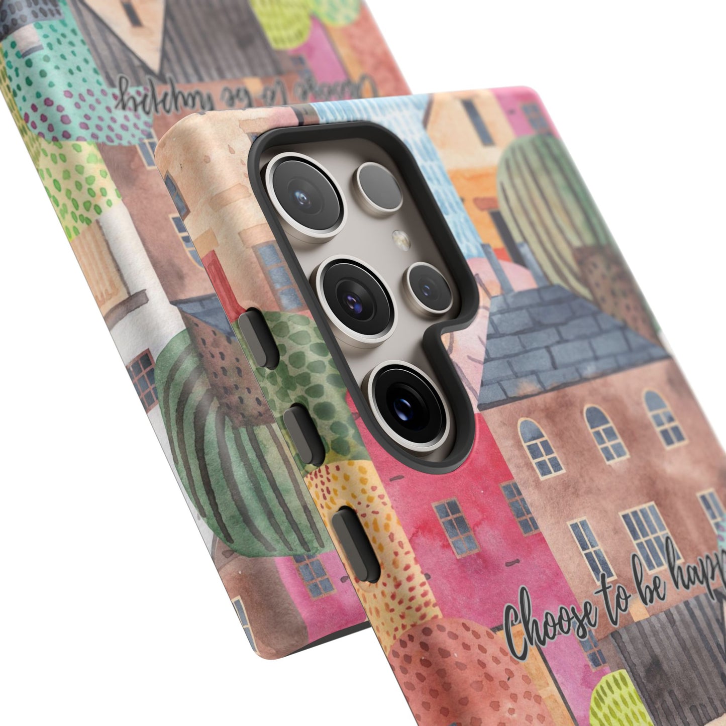 Choose to be Happy: Inspiring Case for iPhone, Samsung Galaxy and Google Pixel devices
