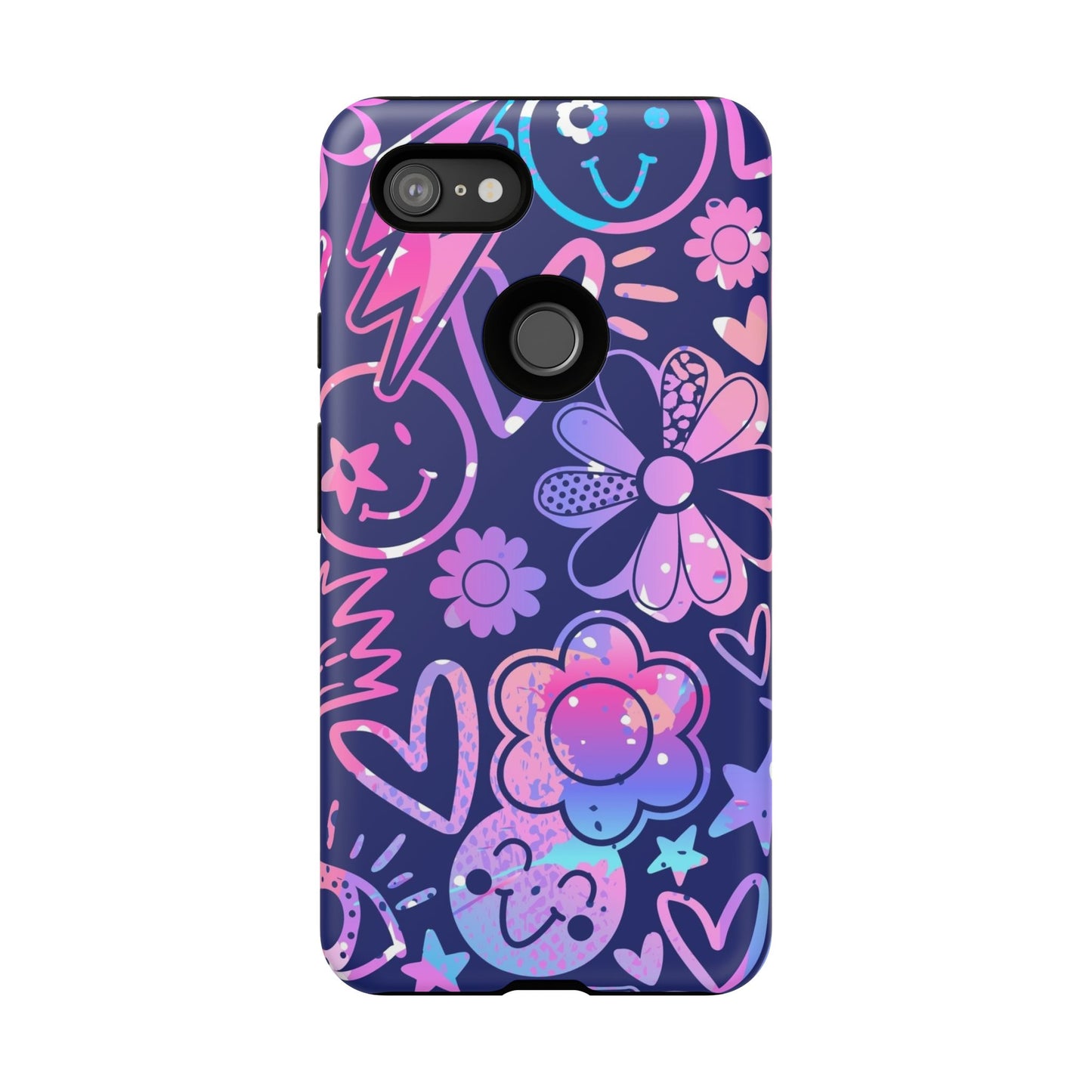 Live Inspired: Purple Tough Case for iPhone, Samsung Galaxy and Google Pixel devices