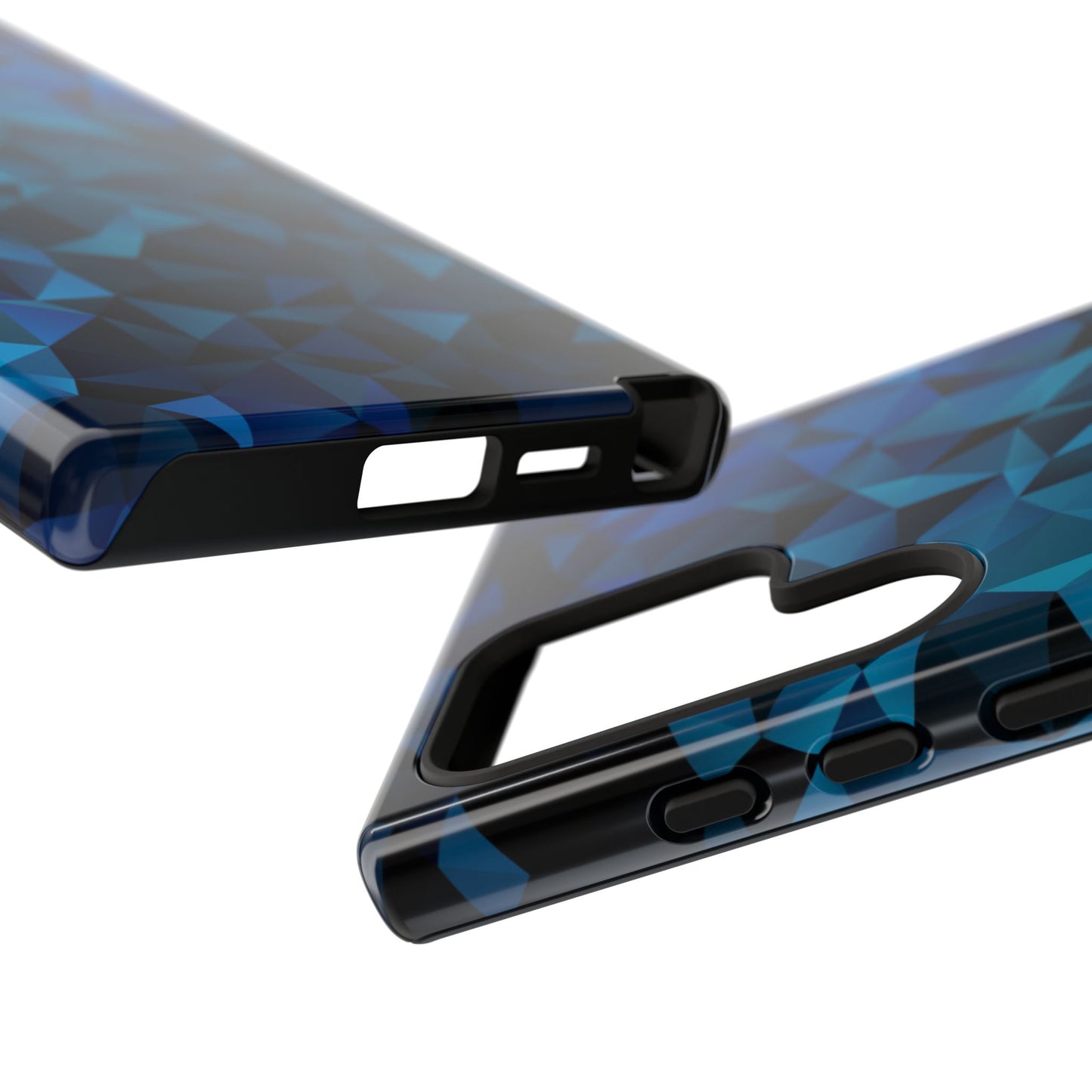 Blue Diamonds: Phone Case with Elegant Prints for iPhone, Samsung Galaxy and Google Pixel devices