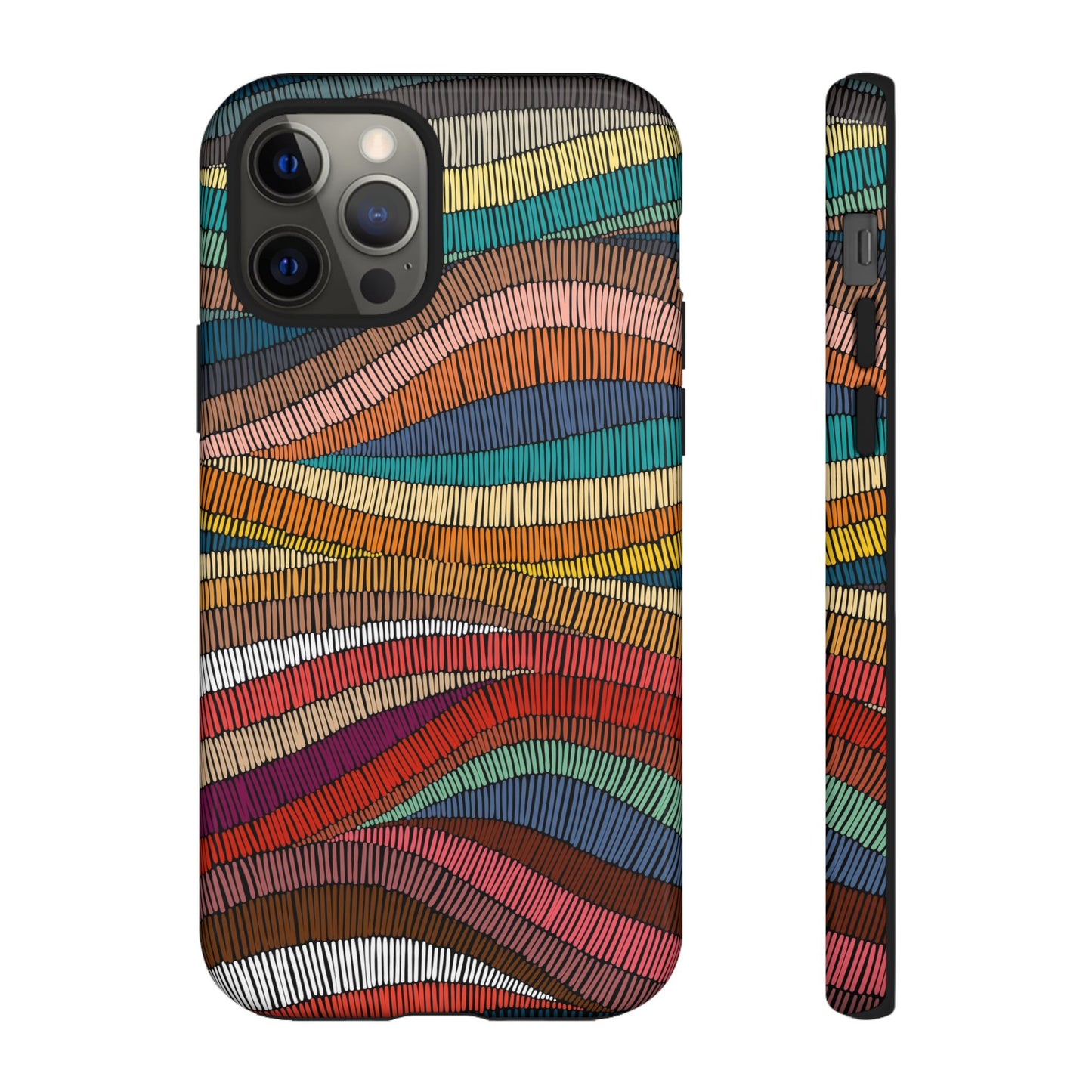 Threaded Harmony: Tapestry-inspired Phone Case for iPhone, Samsung Galaxy and Google Pixel devices