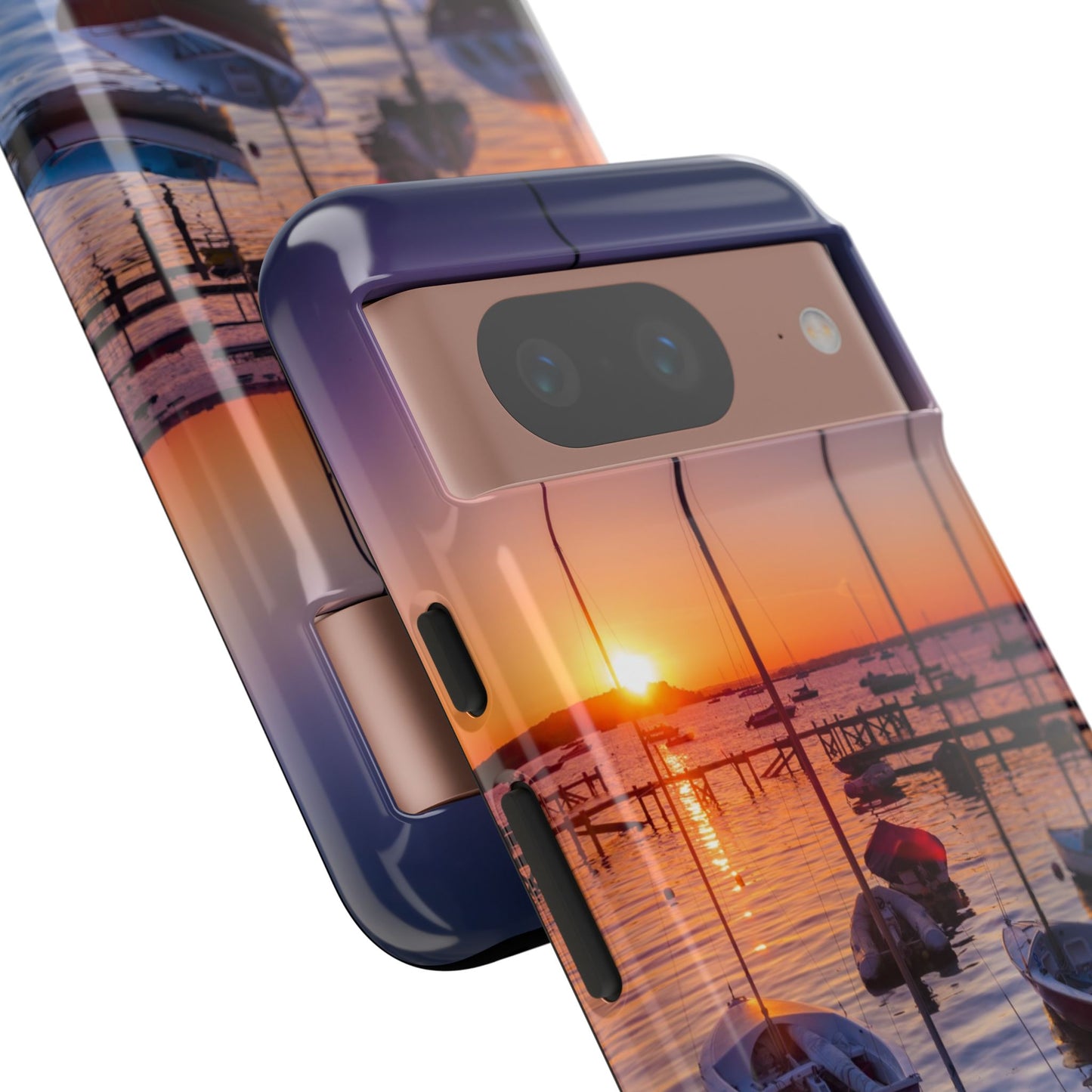 Fortune Favors the Bold: Sunset Sail Phone Case for iPhone, Samsung Galaxy and Google Pixel devices