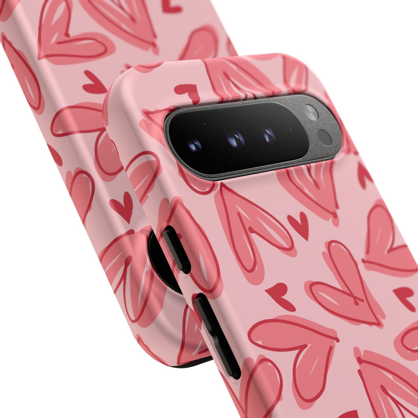 Hearts: Tough Case for iPhone, Samsung Galaxy and Google Pixel devices