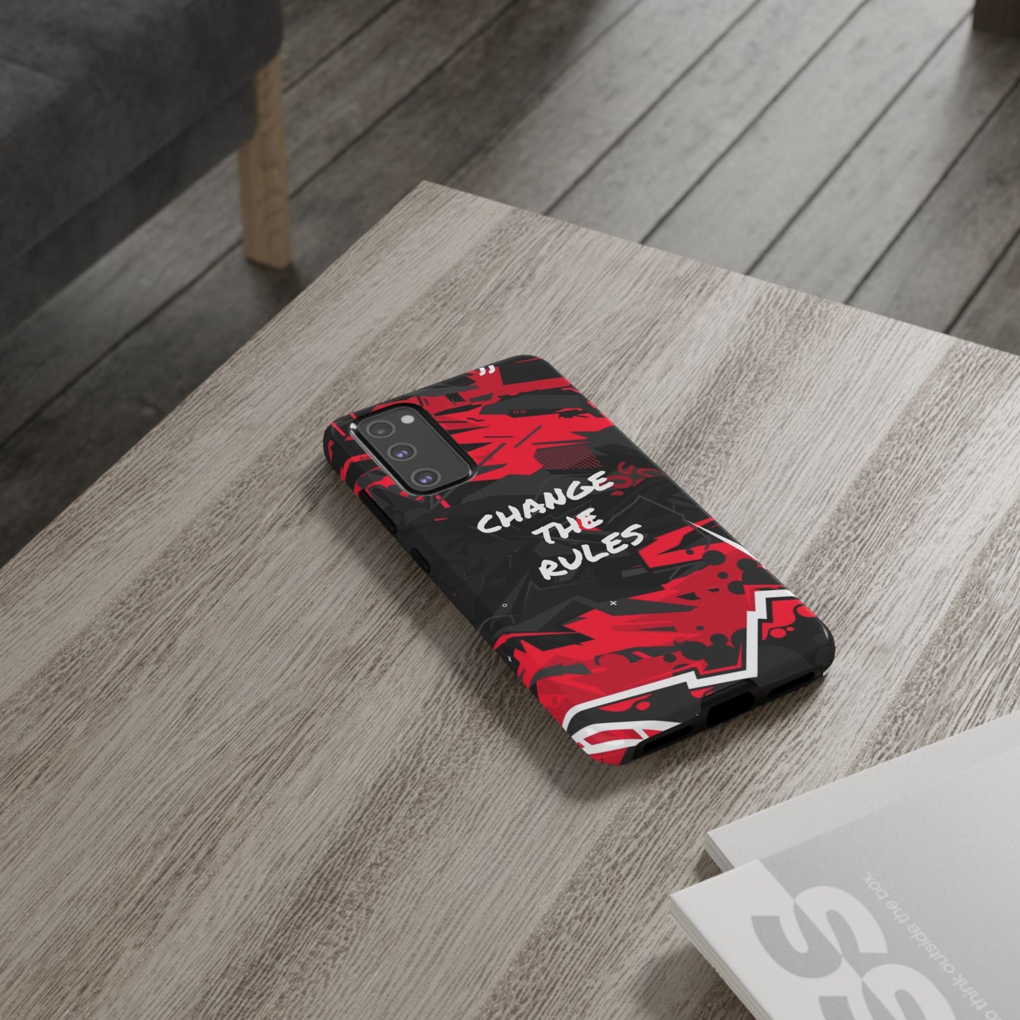 Verander de regels: stevige hoes voor iPhone-, Galaxy- en Pixel-apparaten
