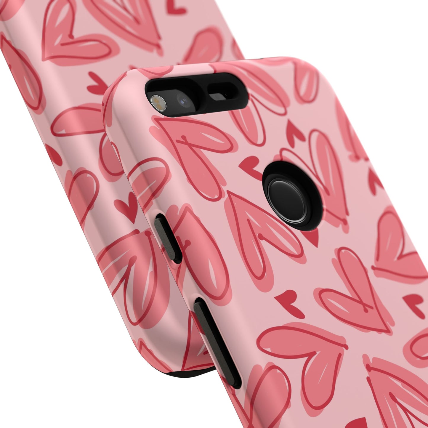 Hearts: Tough Case for iPhone, Samsung Galaxy and Google Pixel devices