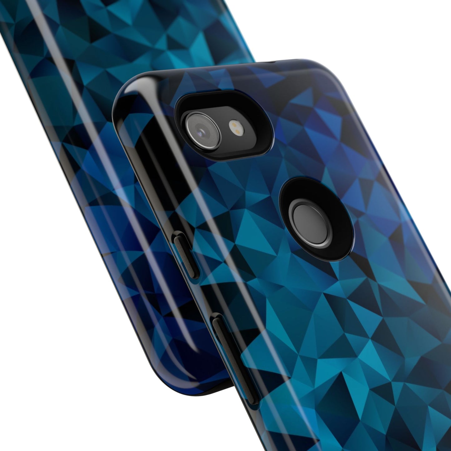 Blue Diamonds: Phone Case with Elegant Prints for iPhone, Samsung Galaxy and Google Pixel devices