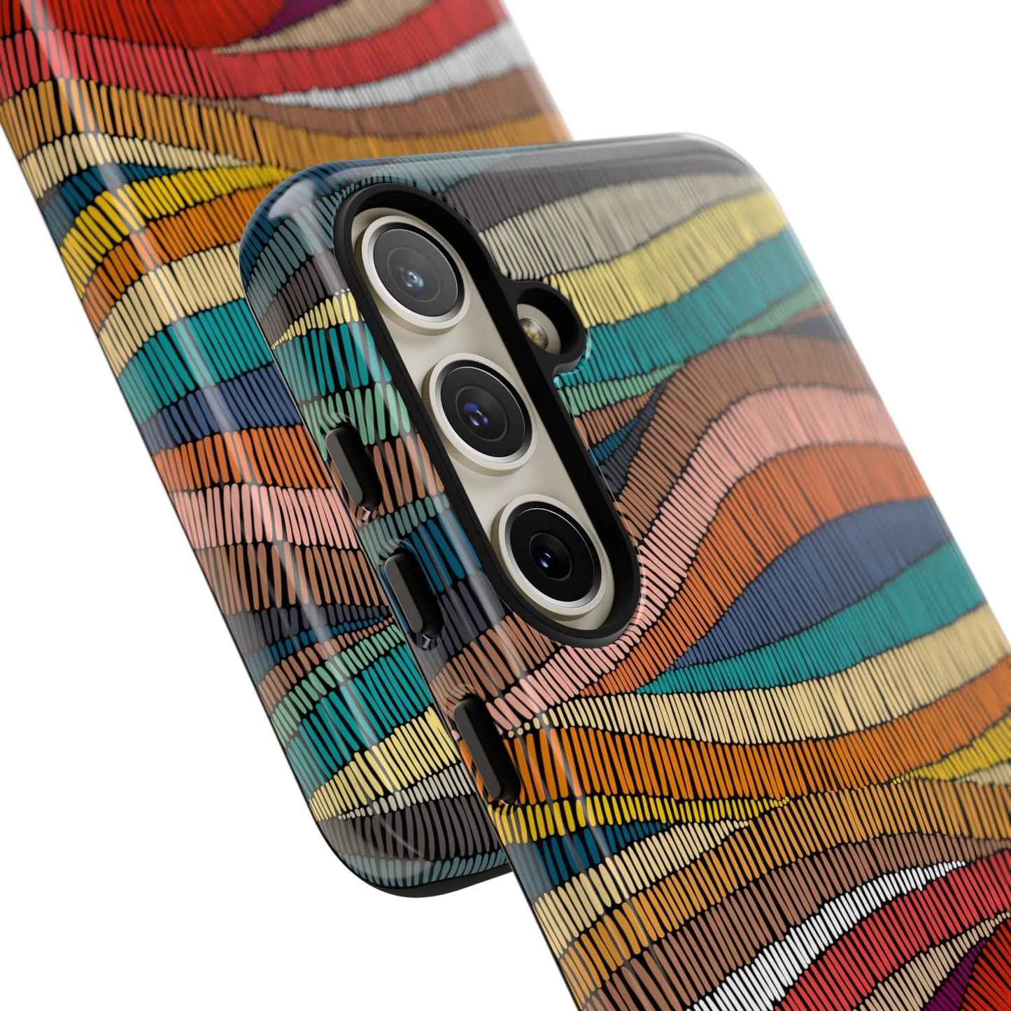 Threaded Harmony: Tapestry-inspired Phone Case for iPhone, Samsung Galaxy and Google Pixel devices