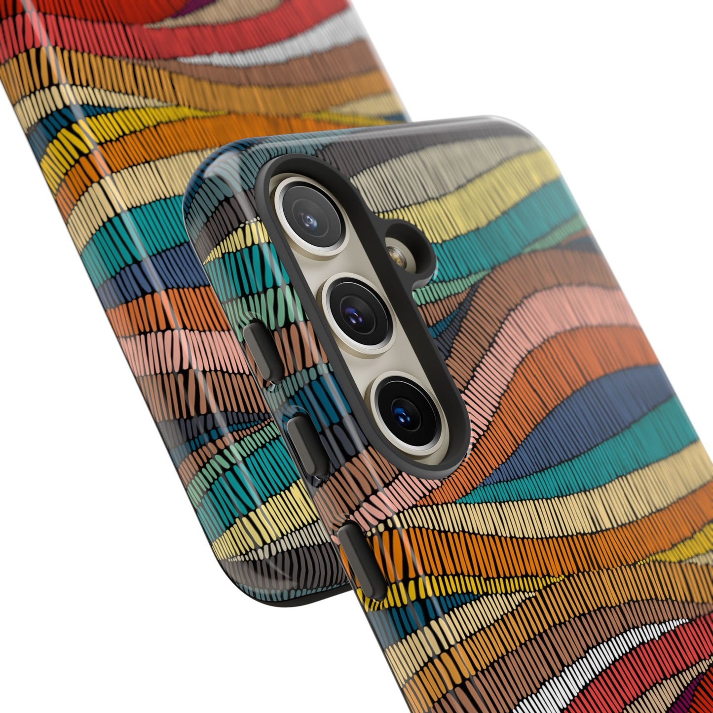 Threaded Harmony: Tapestry-inspired Phone Case for iPhone, Samsung Galaxy and Google Pixel devices