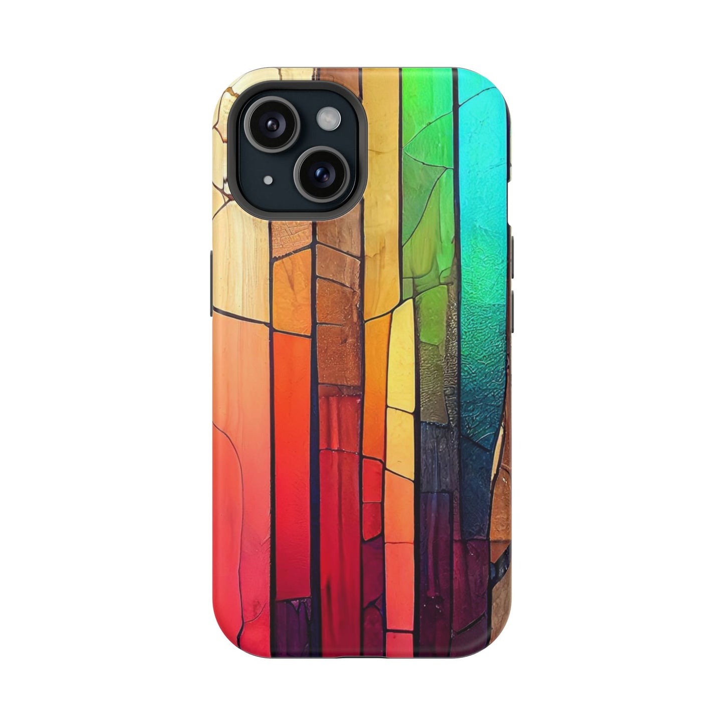 Stained Glass Design MagSafe Case for iPhone