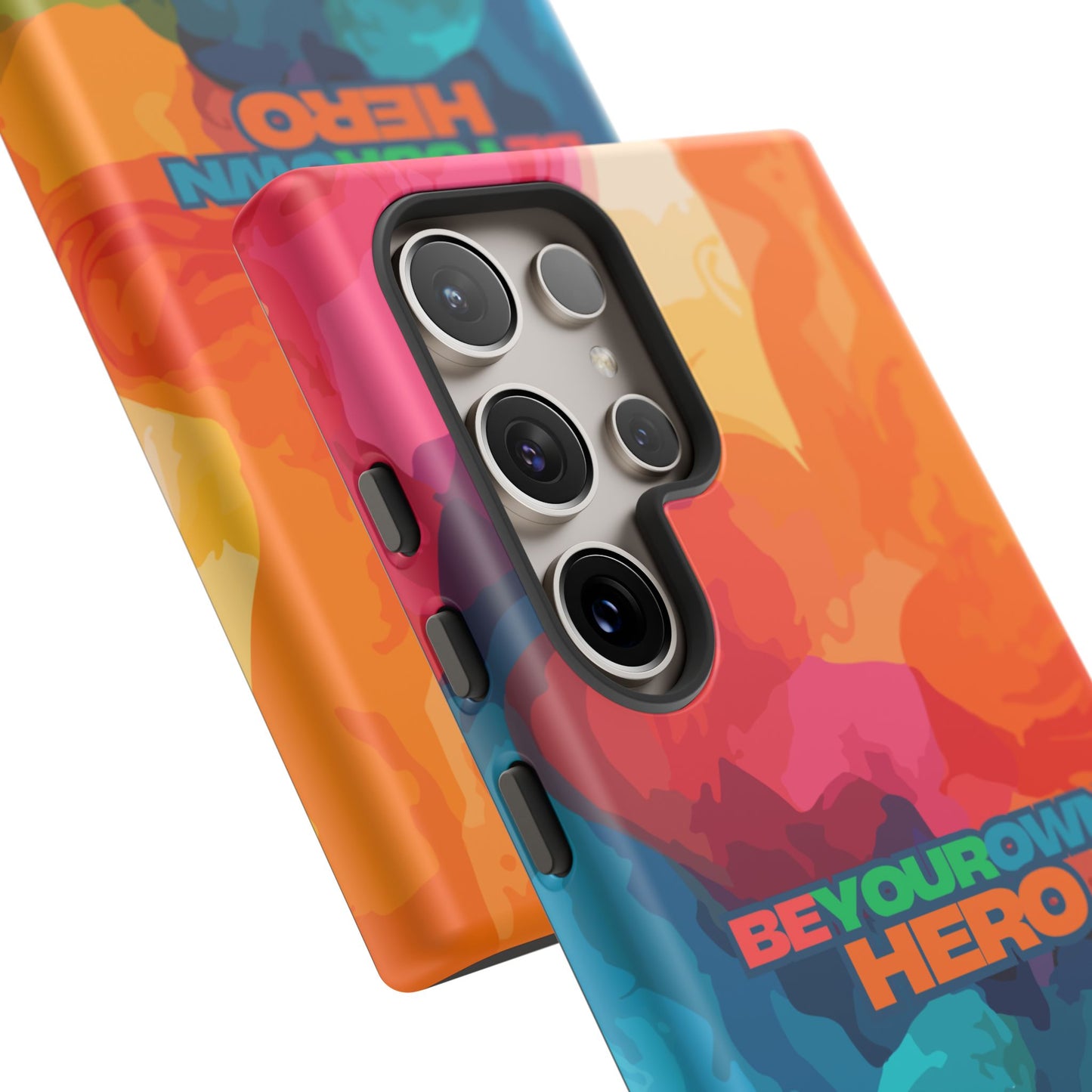 Be Your Own Hero: Tough Case for iPhone, Samsung Galaxy and Google Pixel