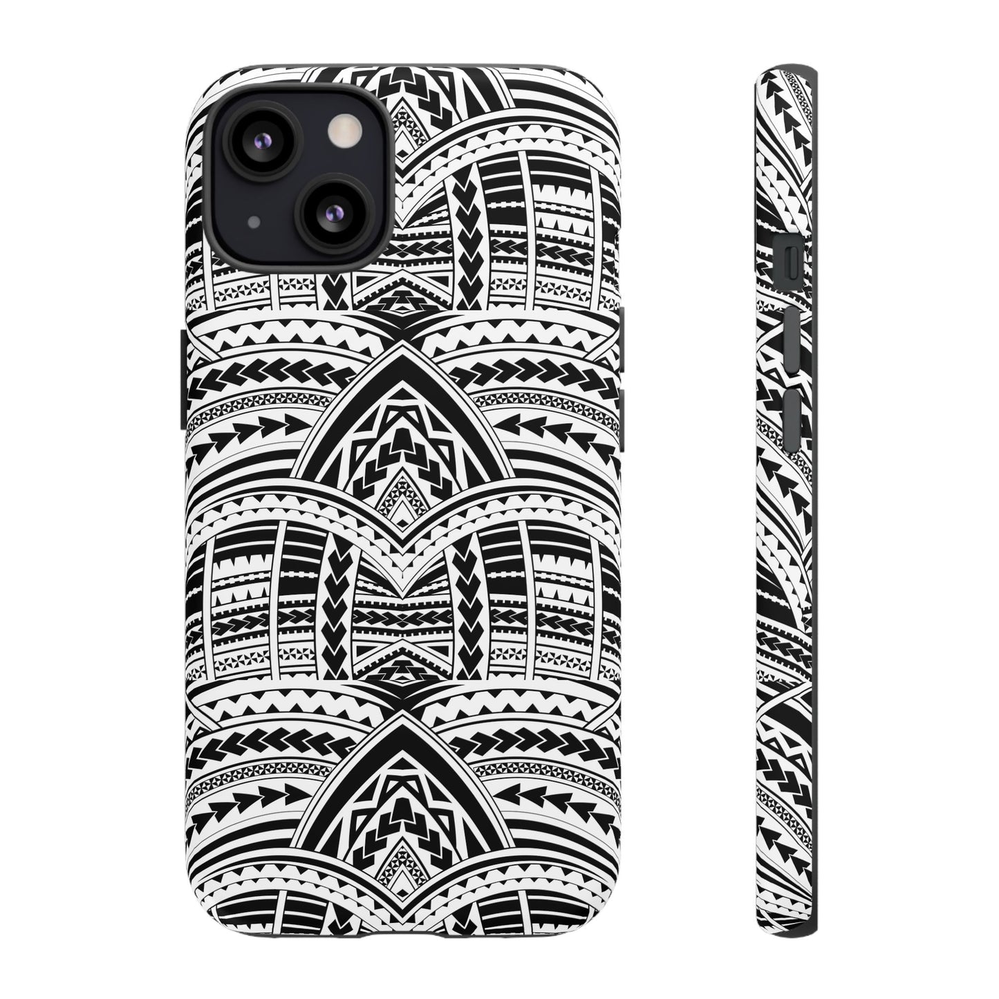 Tatoeage: telefoonhoesje met tribalpatroon voor iPhone, Samsung Galaxy en Google Pixel