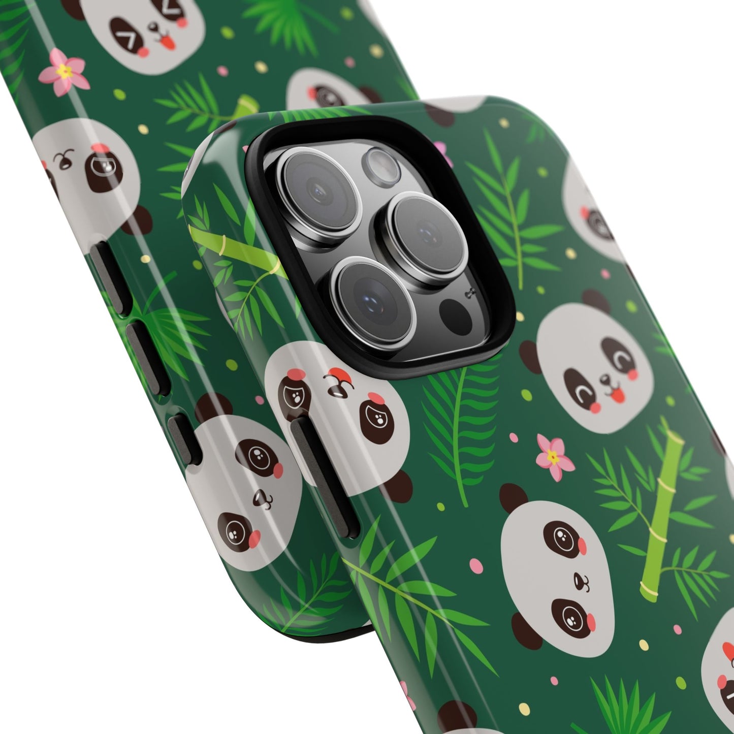 Cute Panda: Tough Case for iPhone, Samsung Galaxy and Google Pixel devices