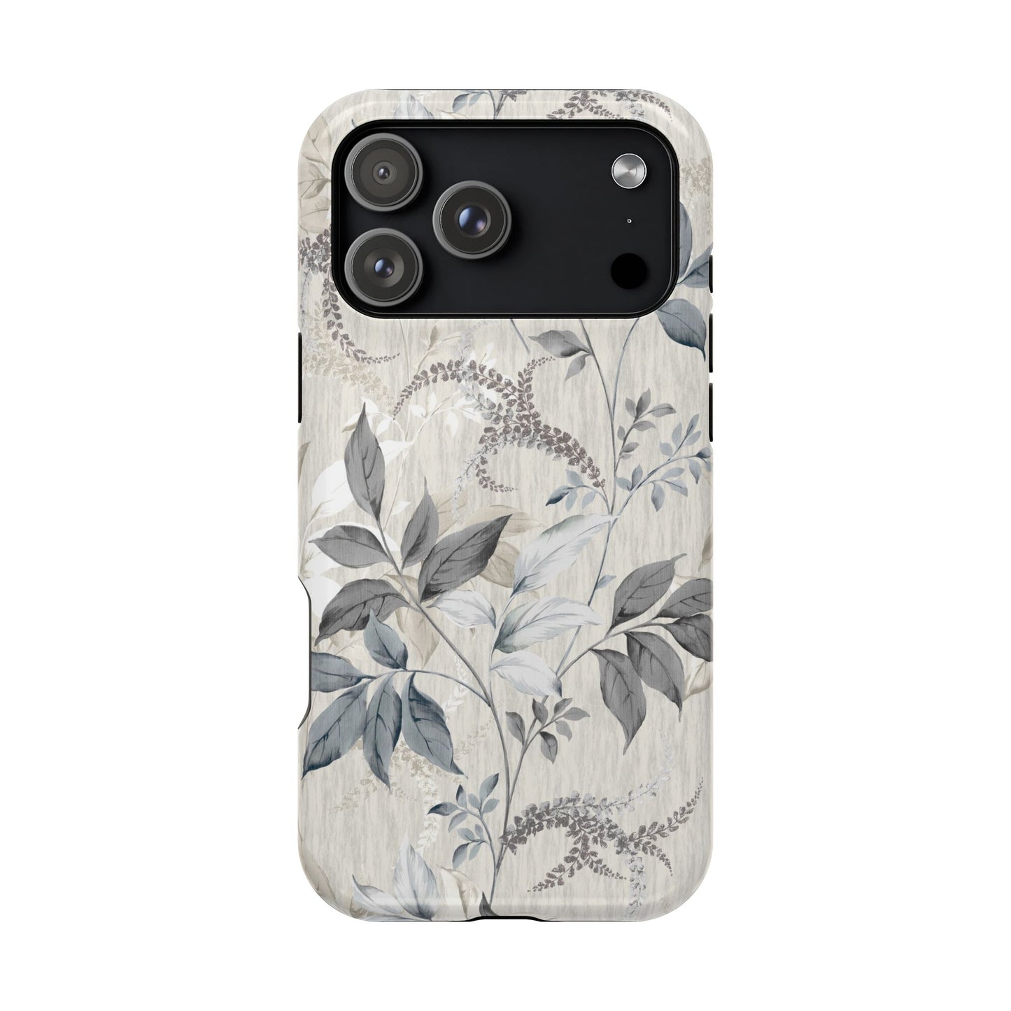 Luxury Leaves (MagSafe version): Artistic Phone Case for Apple iPhone
