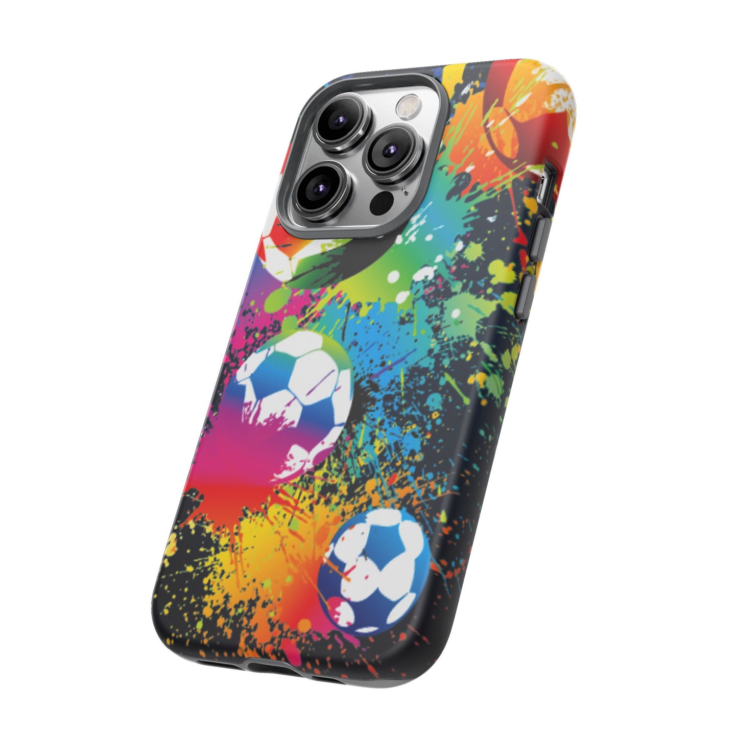 Footballer's Phone Case: Vibrant Case for iPhone, Samsung Galaxy and Google Pixel devices