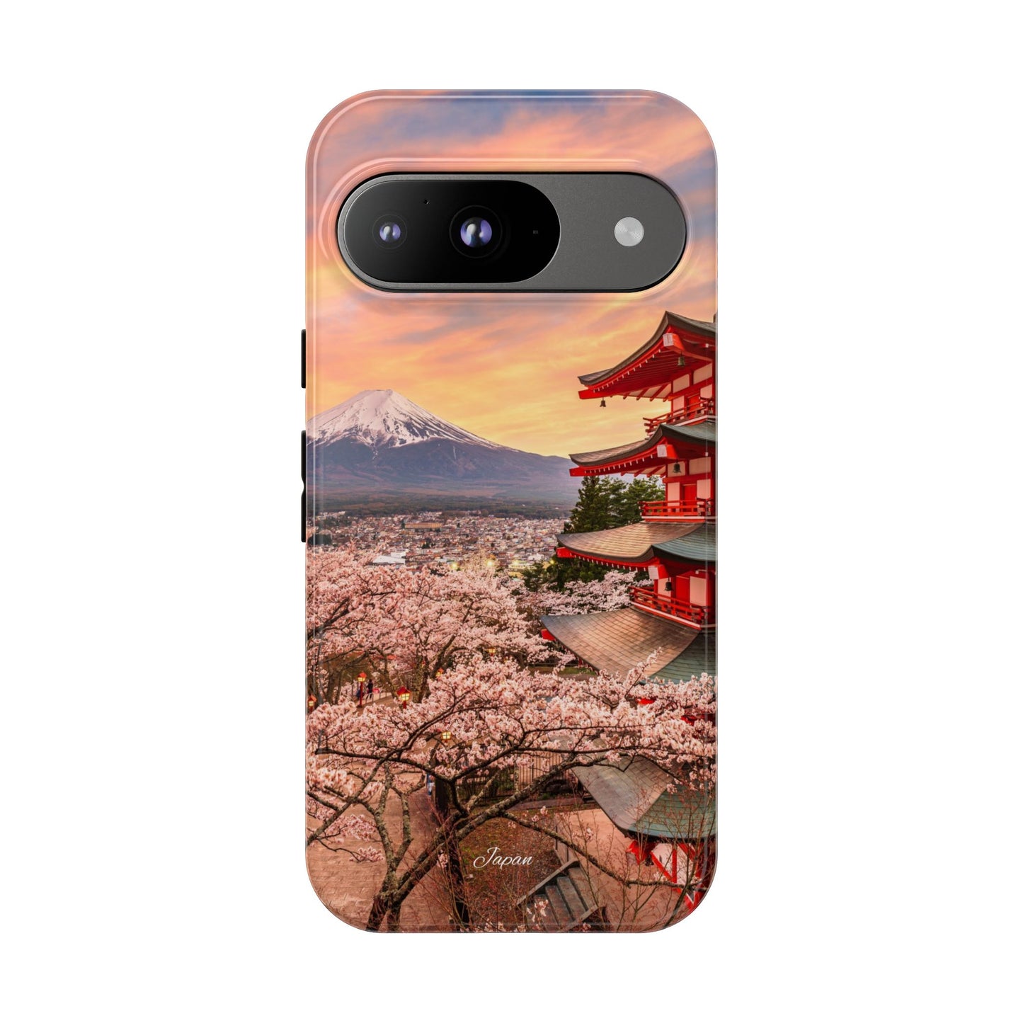 Cherry Blossoms Mt. Fuji phone case for iPhone, Galaxy and Pixel devices