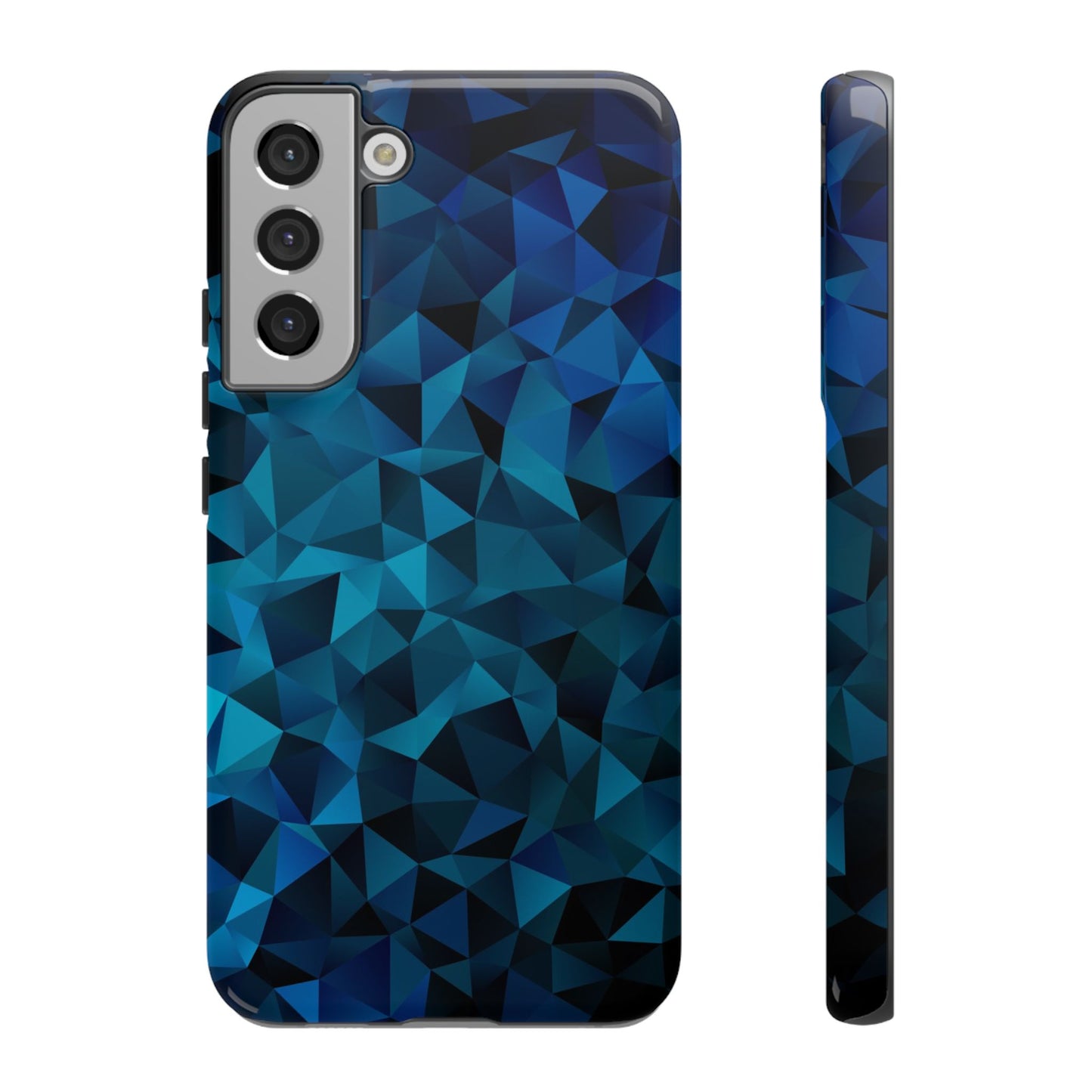 Blue Diamonds: Phone Case with Elegant Prints for iPhone, Samsung Galaxy and Google Pixel devices
