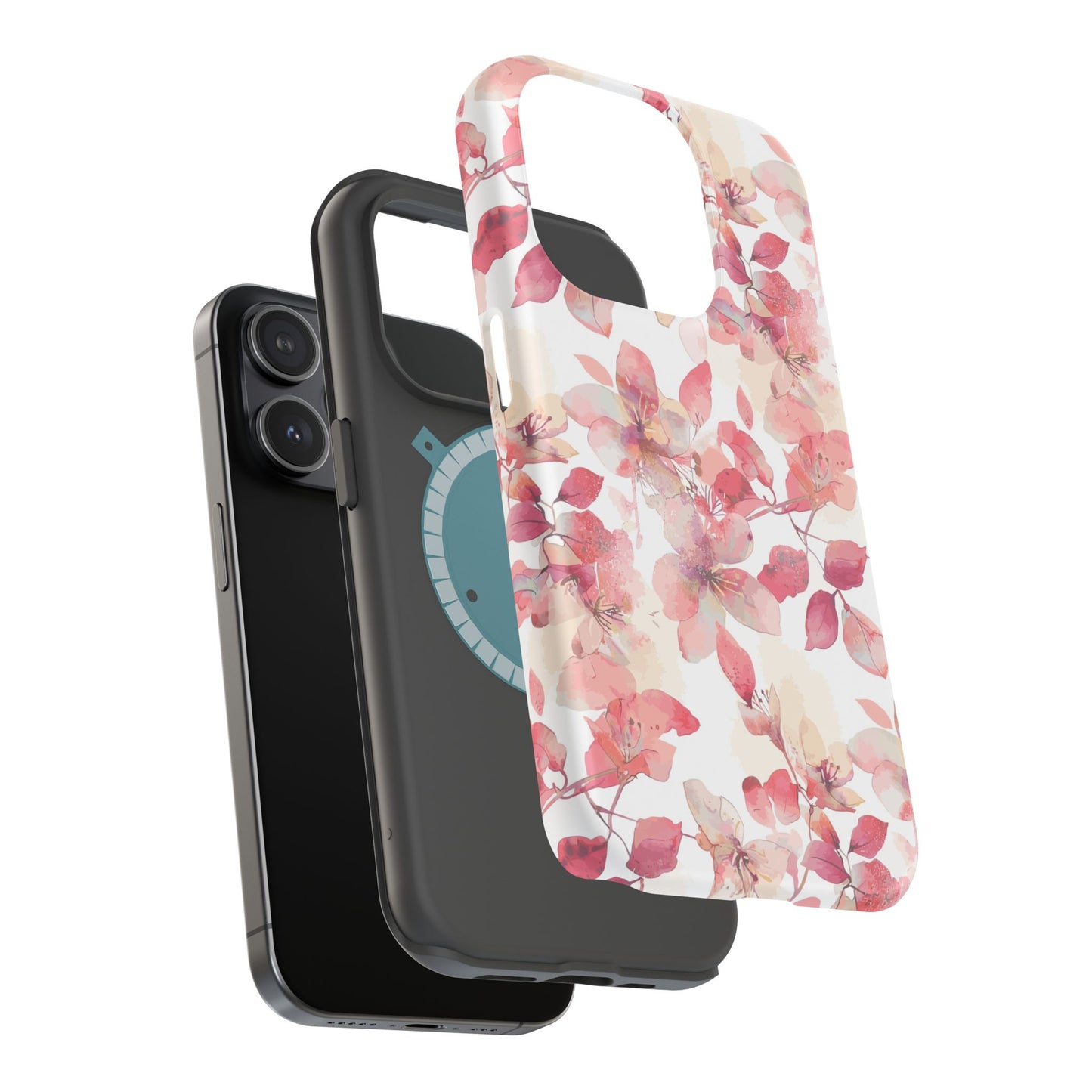 Watercolor Flowers: MagSafe case for iPhone