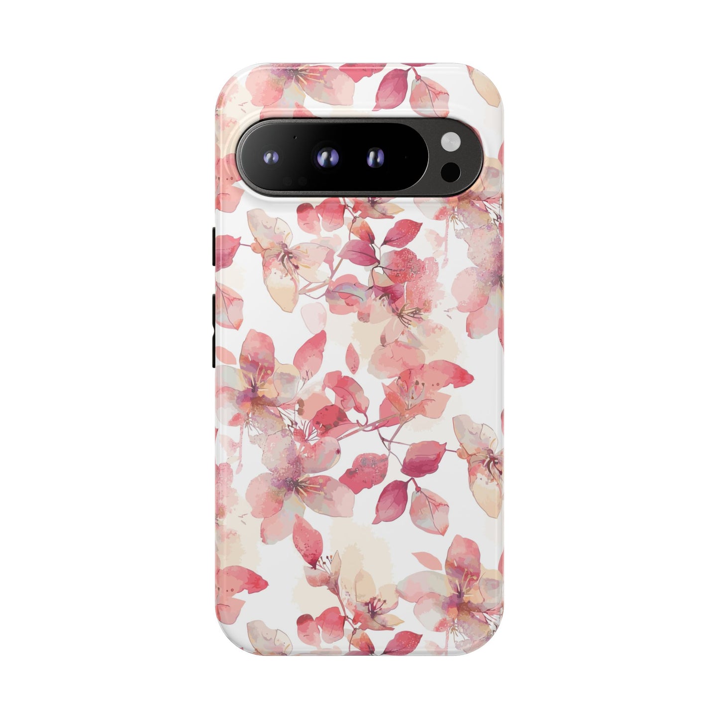 Watercolor Flowers: Tough Case for iPhone, Samsung Galaxy and Google Pixel devices