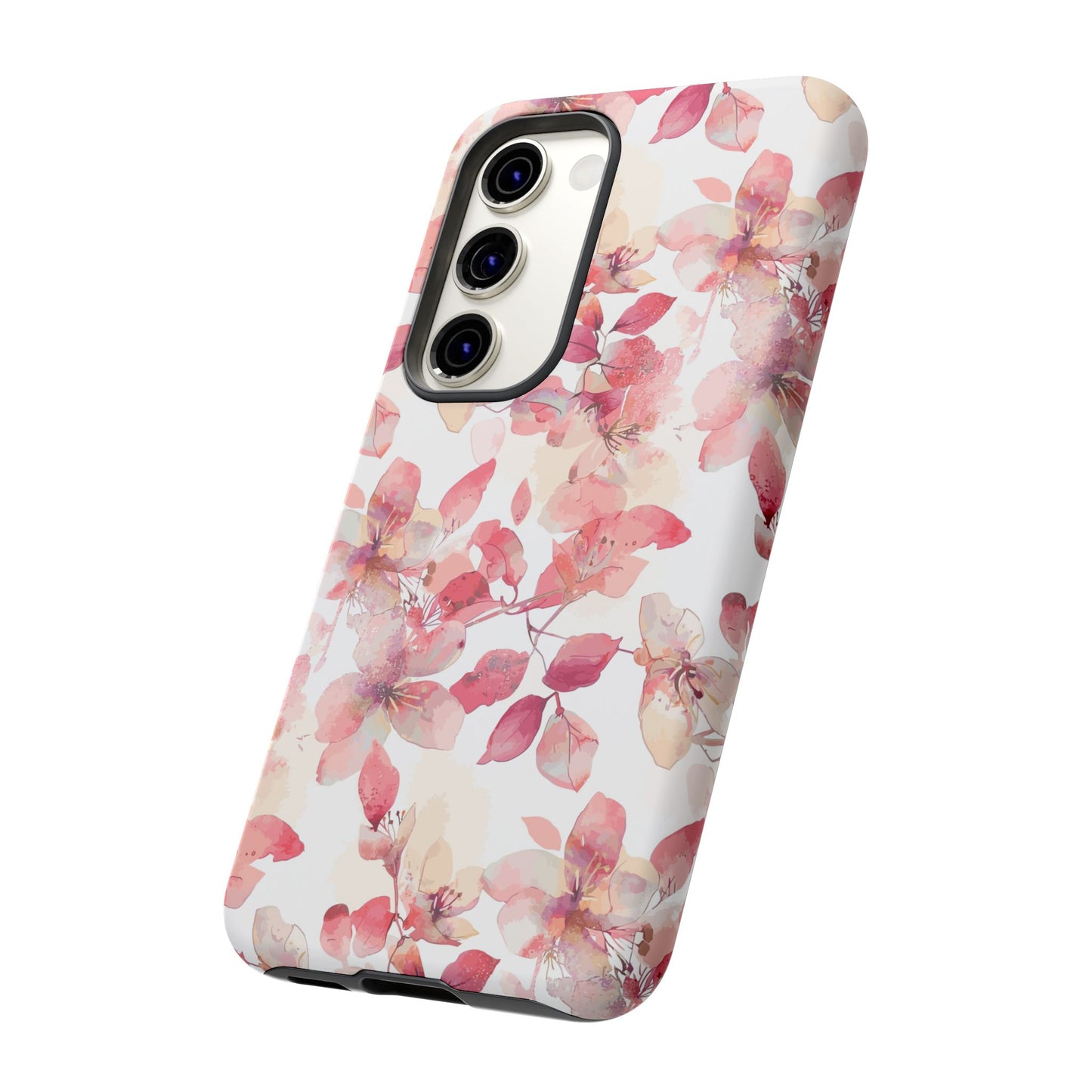 Watercolor Flowers: Tough Case for iPhone, Samsung Galaxy and Google Pixel devices