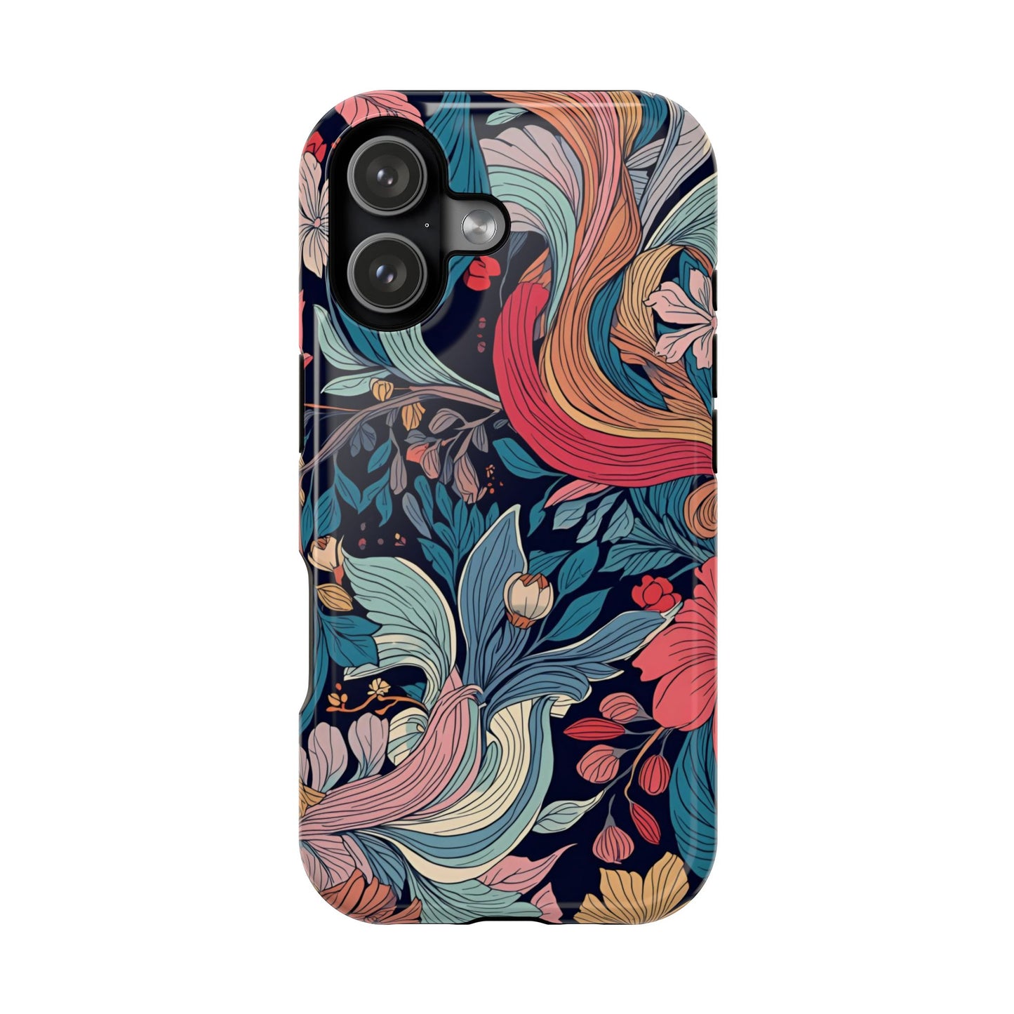 Floral Charm (MagSafe version): Fashion Phone Case for iPhone