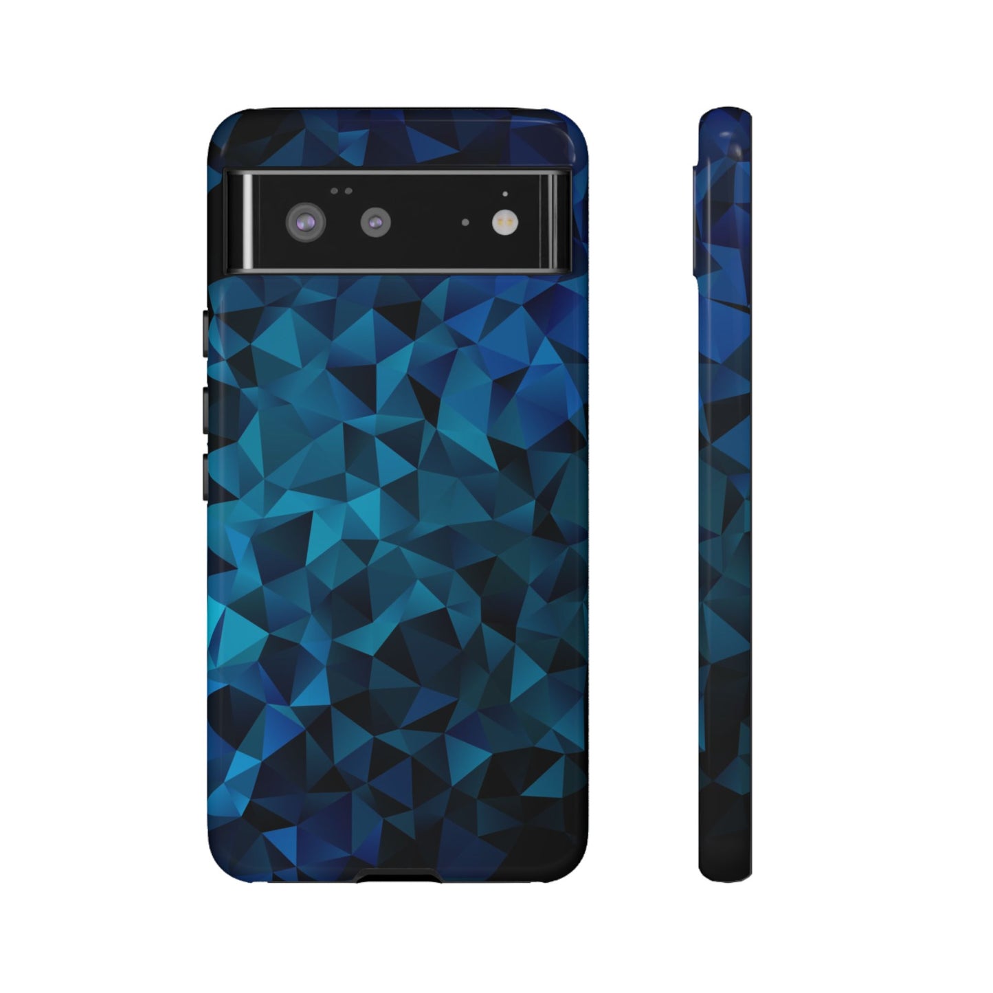 Blue Diamonds: Phone Case with Elegant Prints for iPhone, Samsung Galaxy and Google Pixel devices